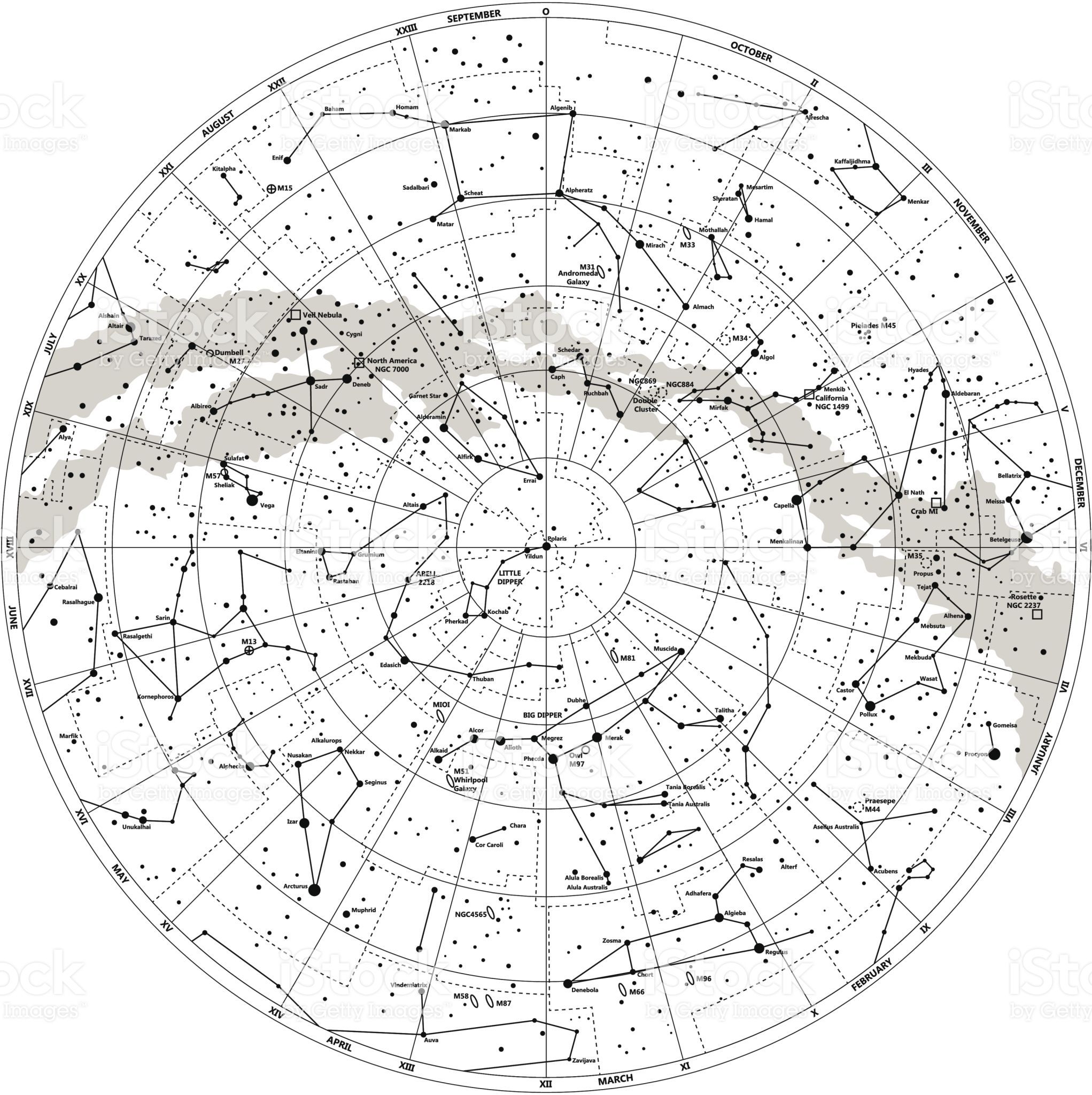 printable star map