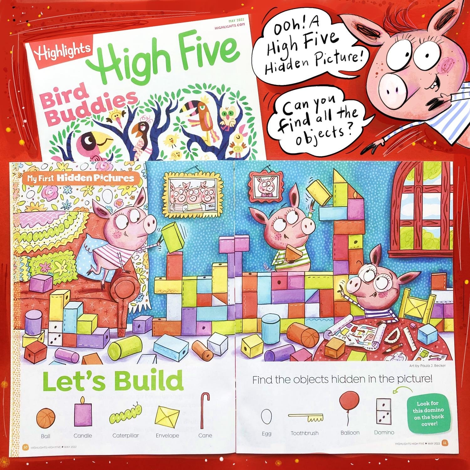 Highlights Hidden Picture News Blog Paula J Becker Illustrator