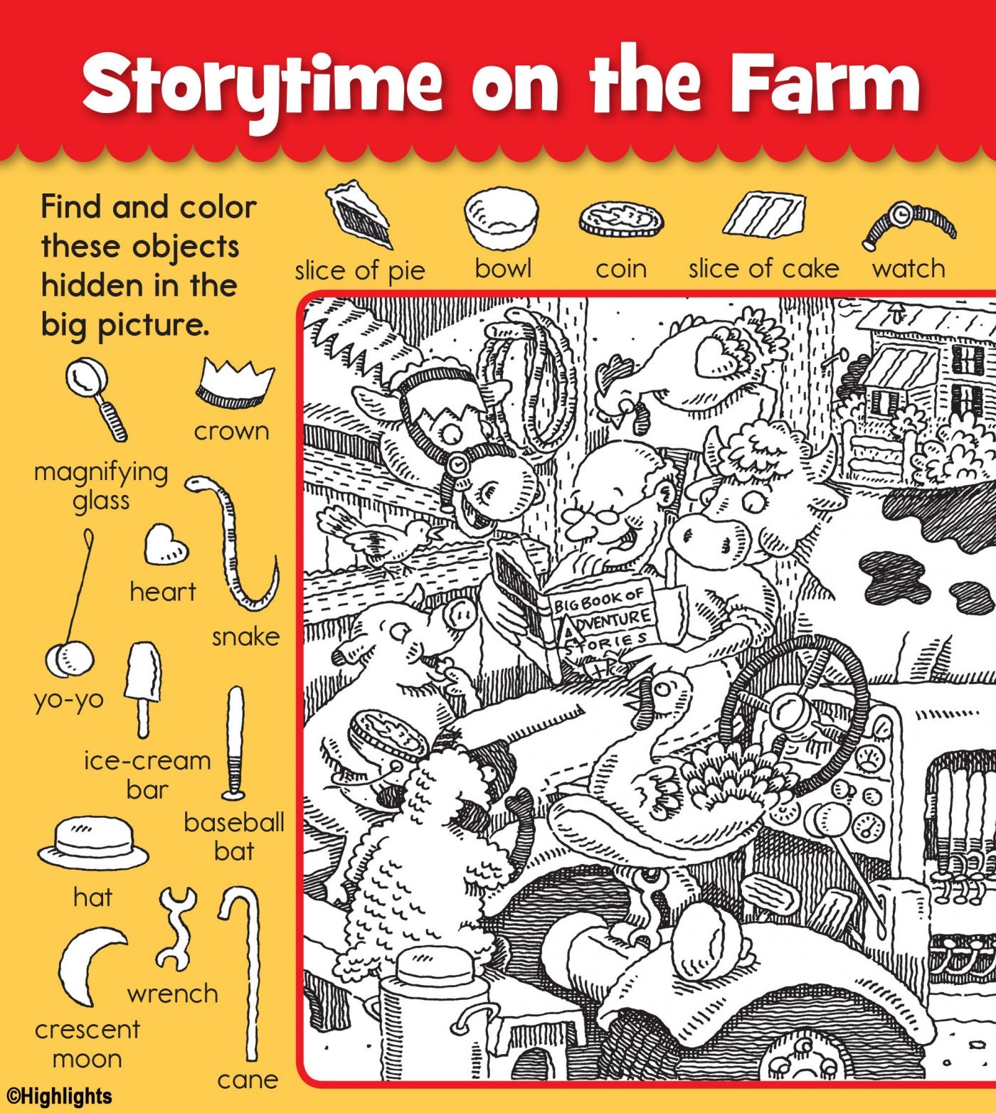 Highlights Hidden Pictures Fun Free Activities Silver Dolphin