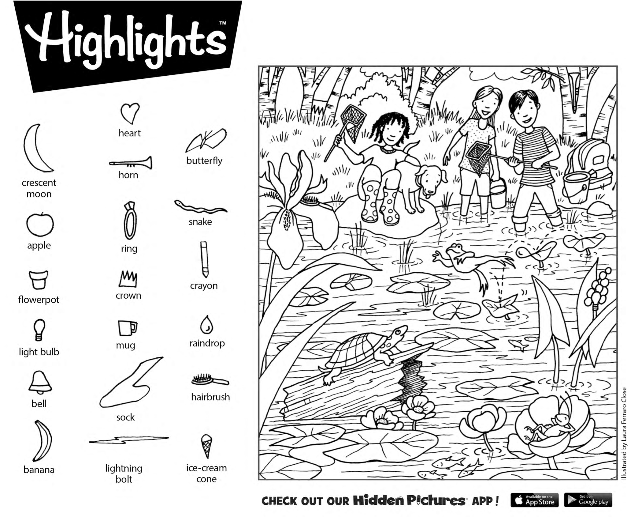 Highlights Hidden Pictures Printable 123 Worksheets Worksheets 