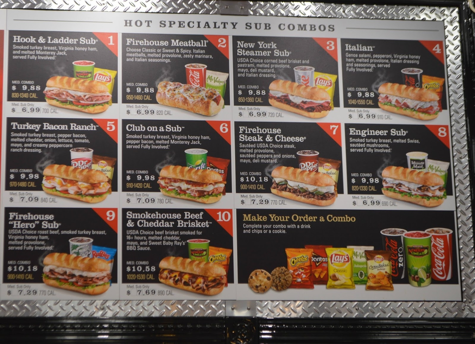 printable menu for firehouse subs with prices