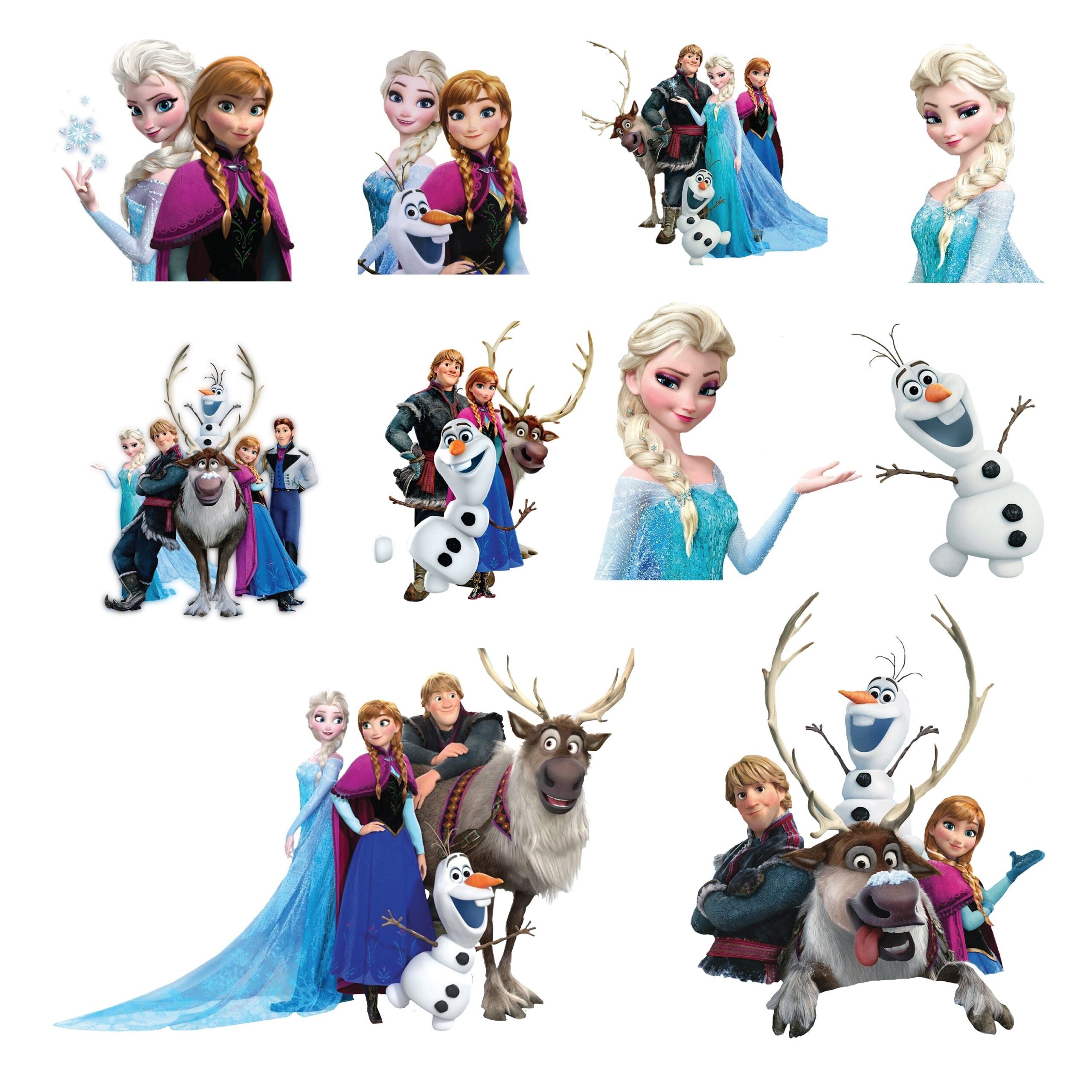 Ice Queen PNG Bundle Winter Princess Clipart Set High Res Digital Download Printable Sublimation PNG For Crafts U0026 Gifts
