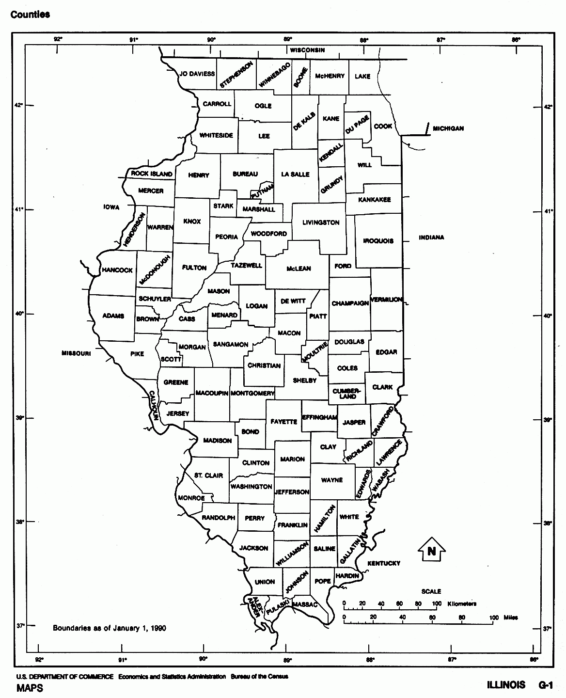 Illinois Free Map