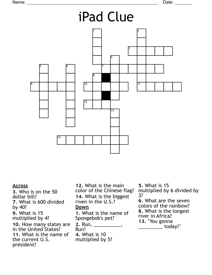 crossword puzzle usa today printable