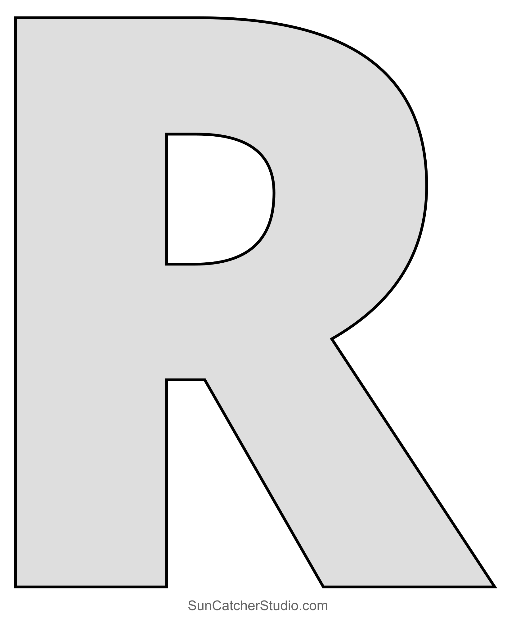 Large Letter Stencils Printable Alphabet Lettering Font Free Printables Monograms Design Tools Patterns U0026 DIY Projects