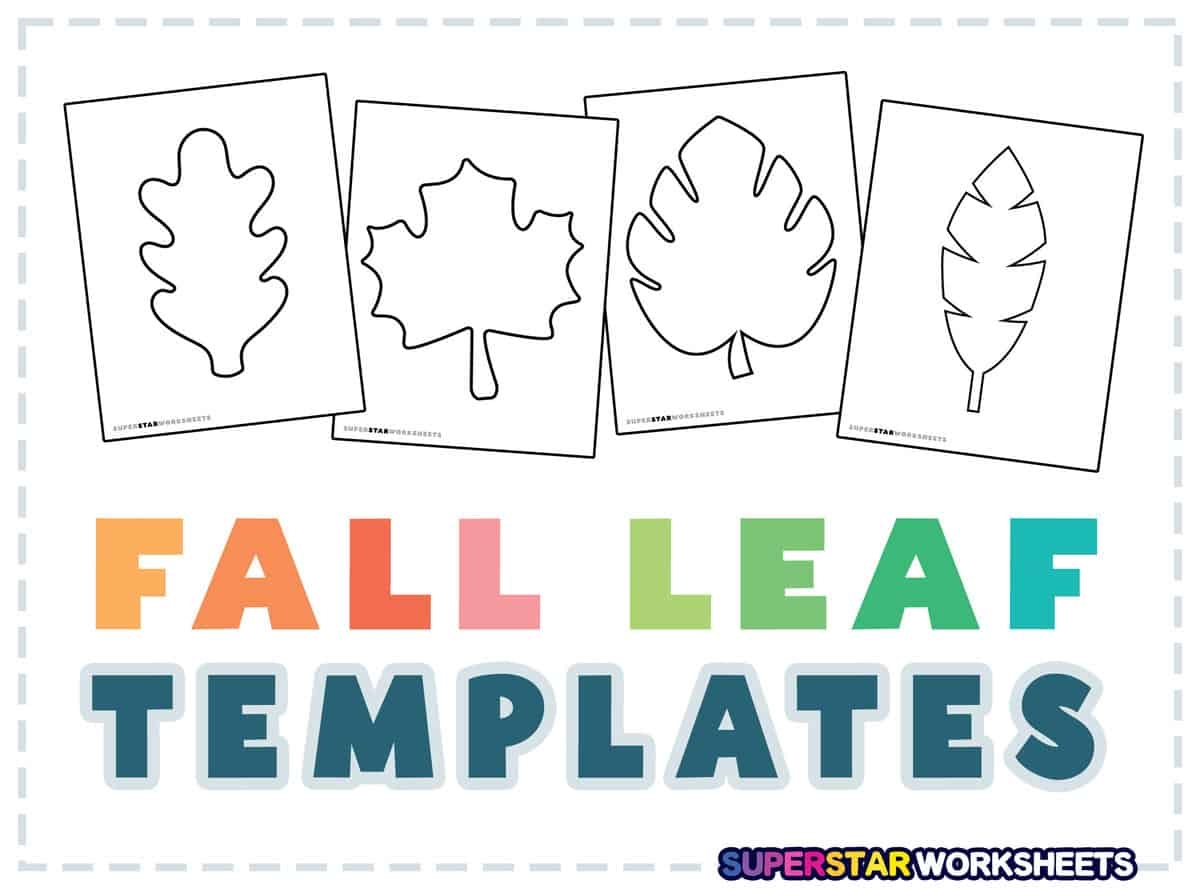 fall leaf cut out printable