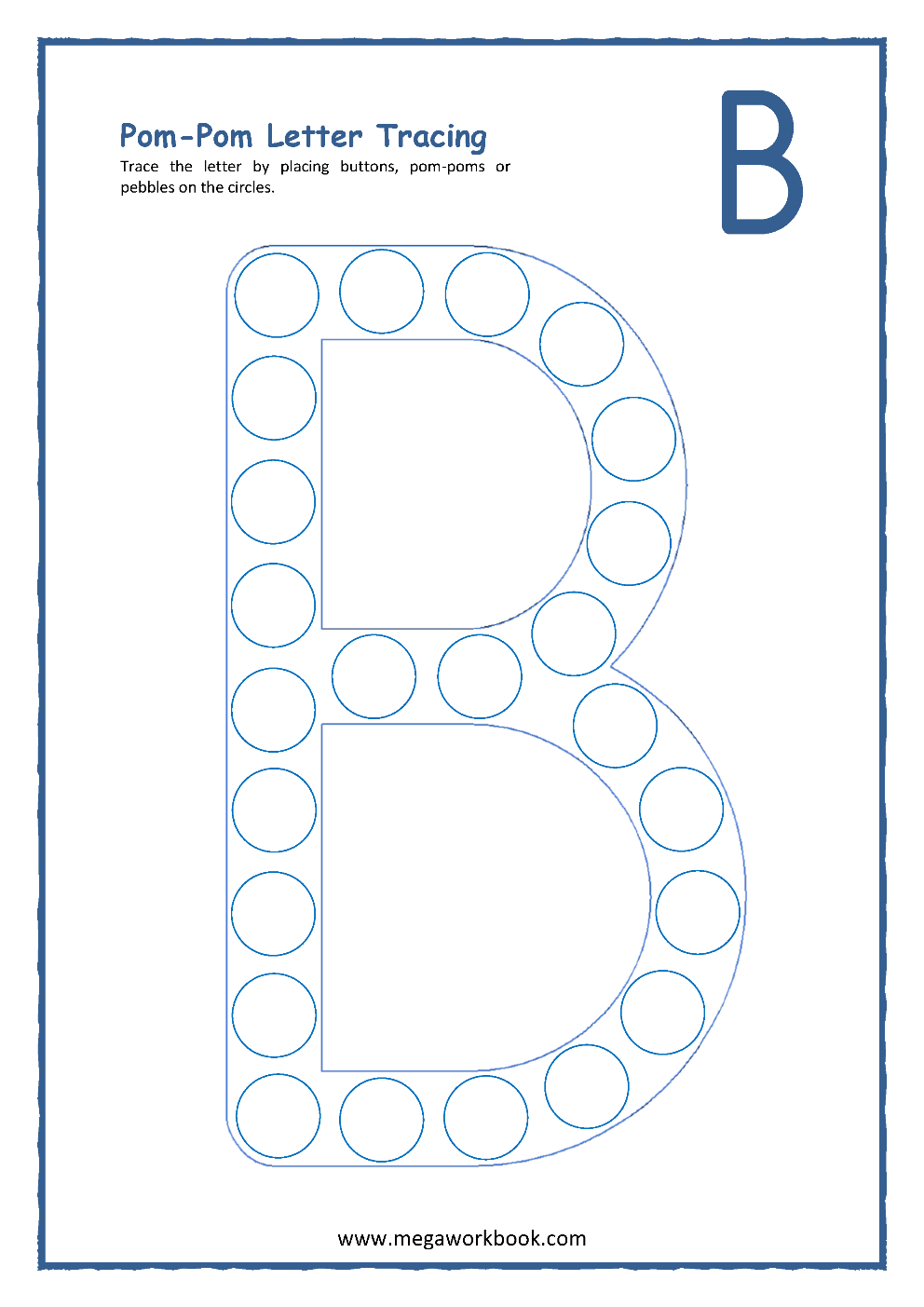 printable letter b worksheets