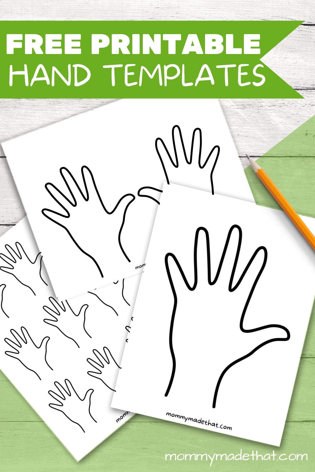 hand outline printable