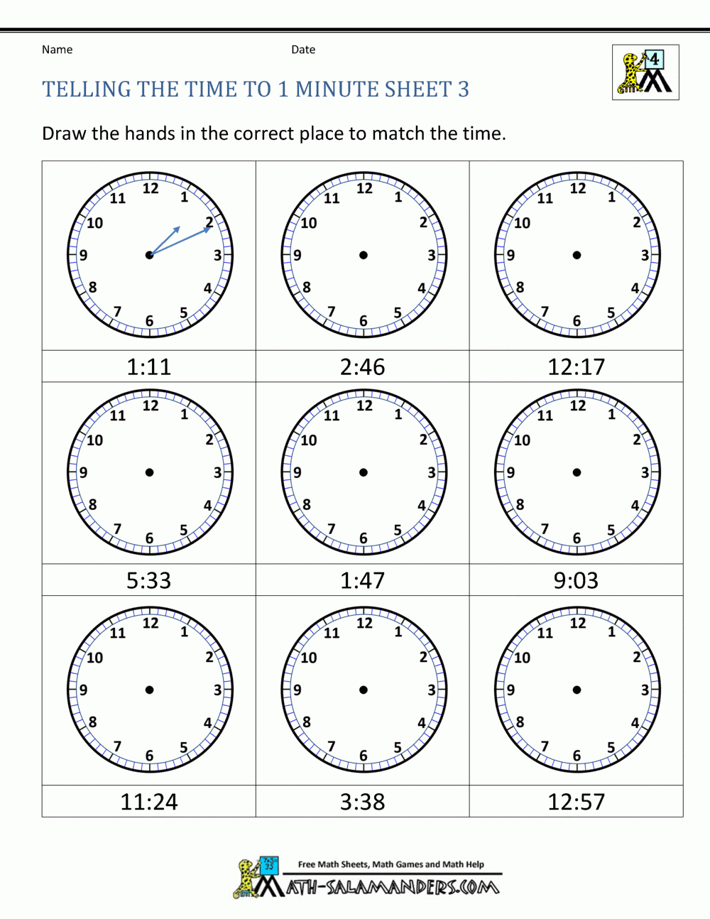 Make A Clock Activity Free Printable Template Shining Brains Worksheets Library
