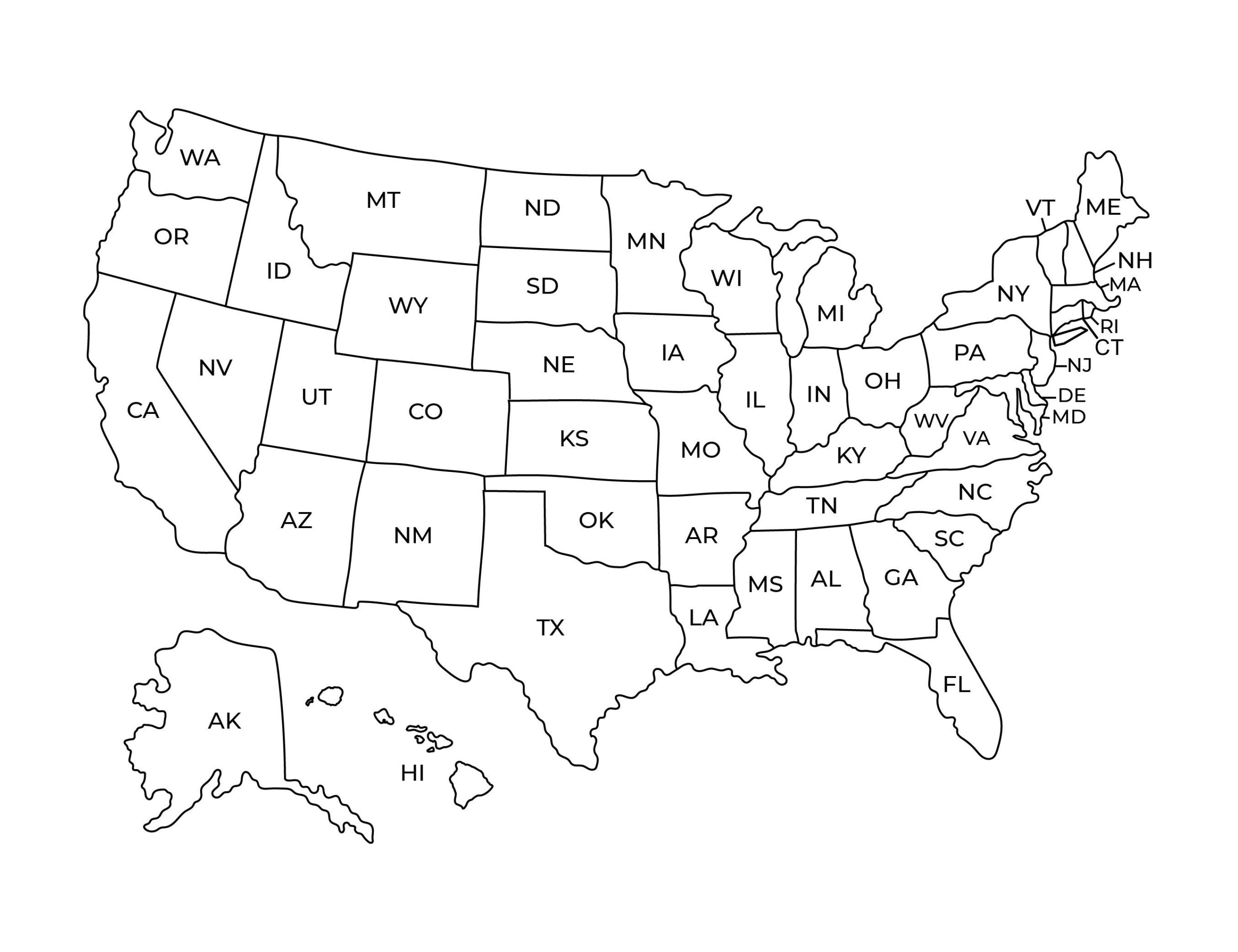 Map Of USA Printable USA Map Printable Printable Usa Map Usa Map Worksheets Library