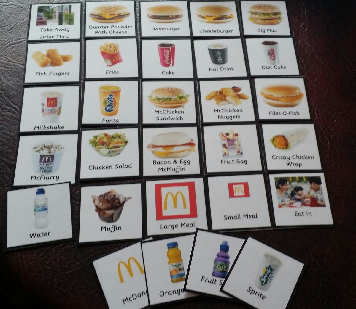 printable mcdonalds menu