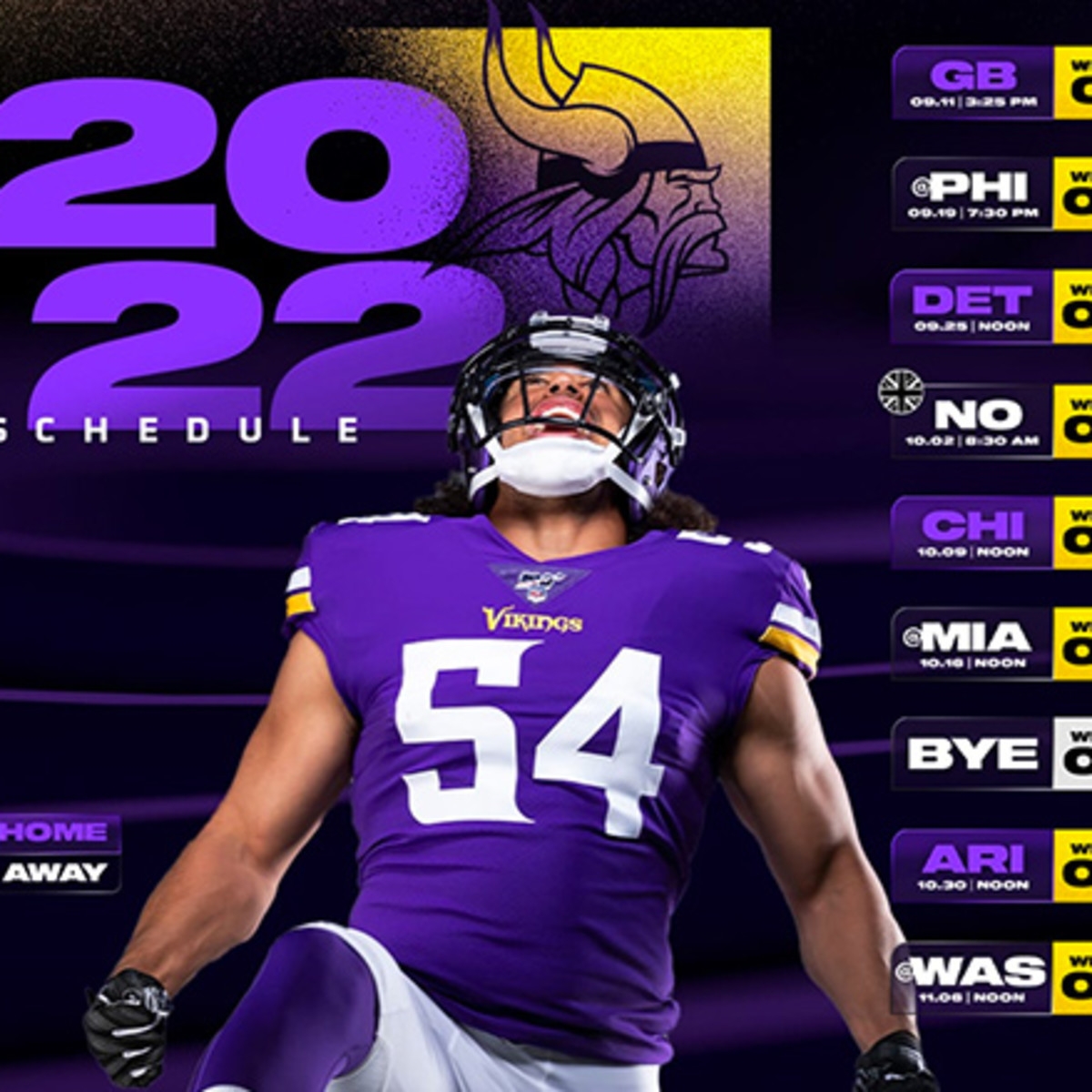 Minnesota Vikings Schedule 2022 Athlon Sports