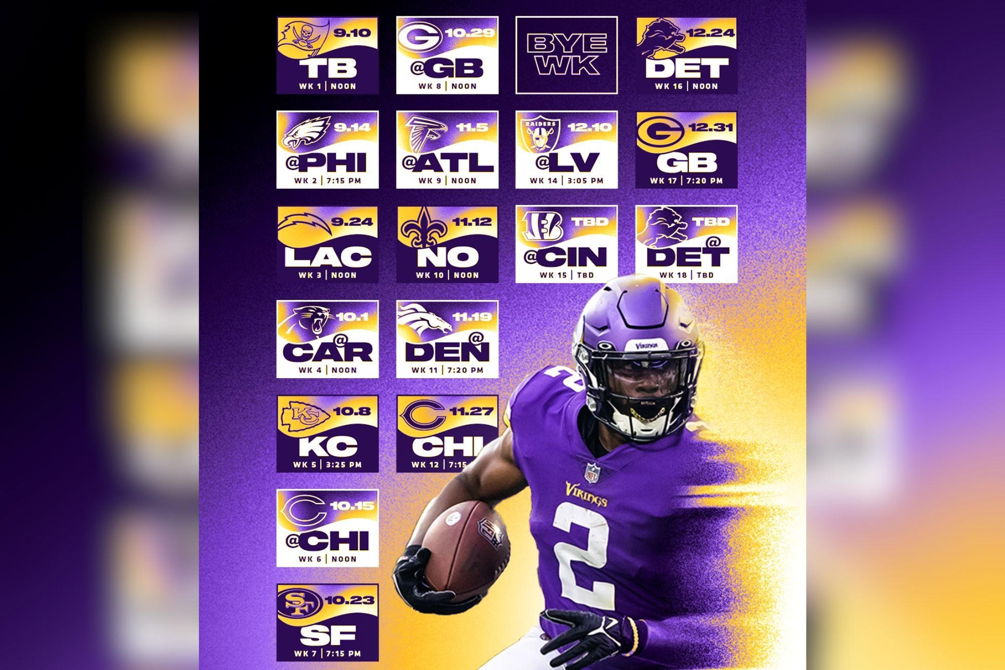 Minnesota Vikings Schedule For 2023 Nfl Season MARCA English
