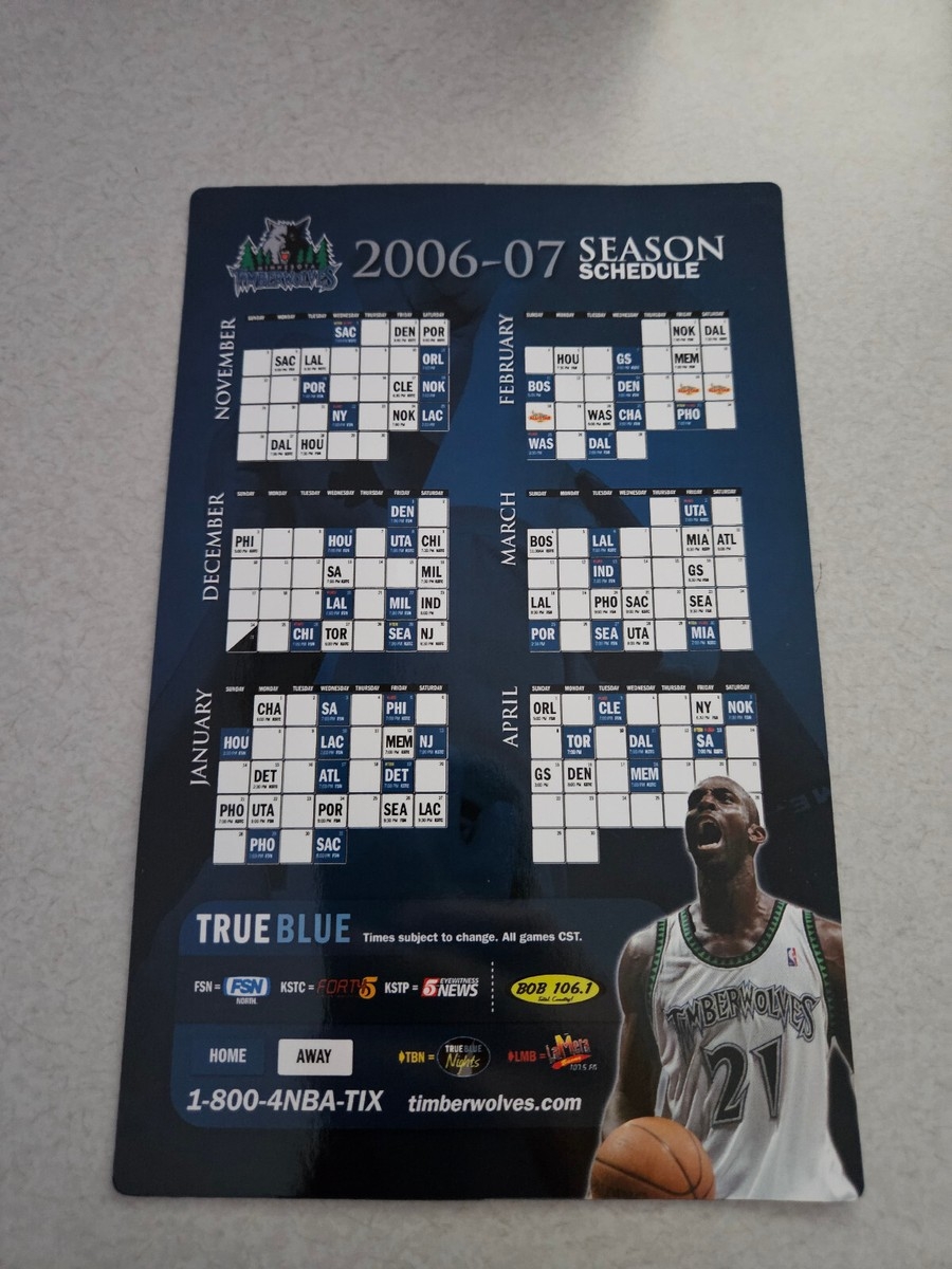 printable timberwolves schedule