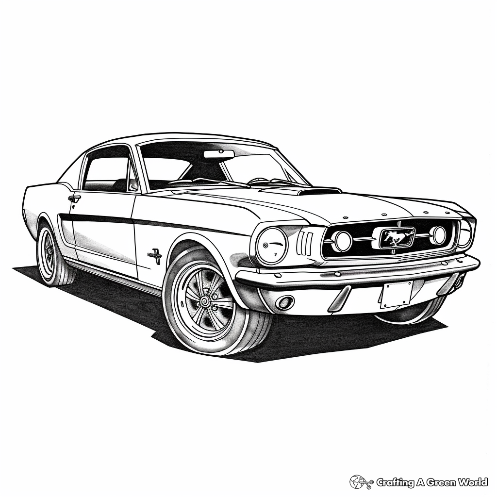 Muscle Car Coloring Pages Free U0026 Printable 