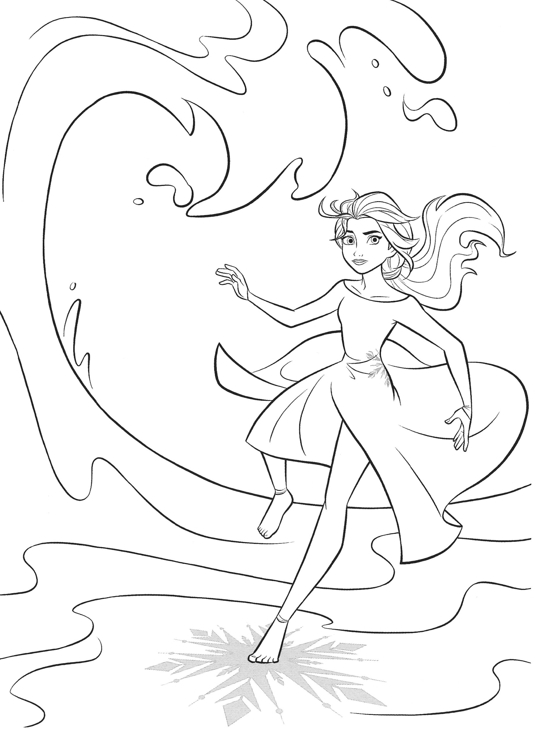 New Frozen 2 Coloring Pages With Elsa YouLoveIt