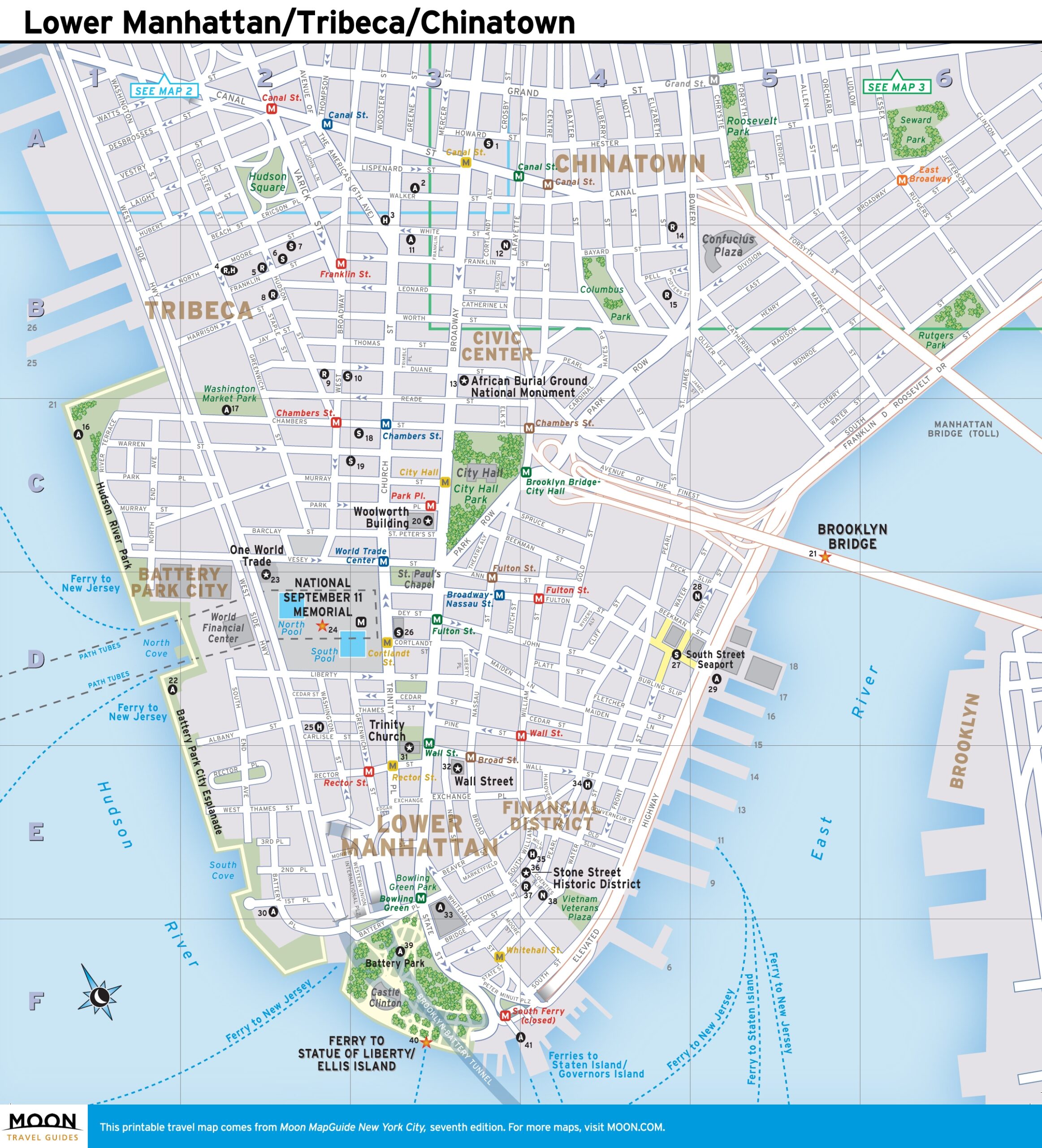 printable map of manhattan