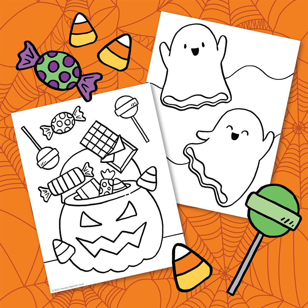 October Coloring Pages TMV