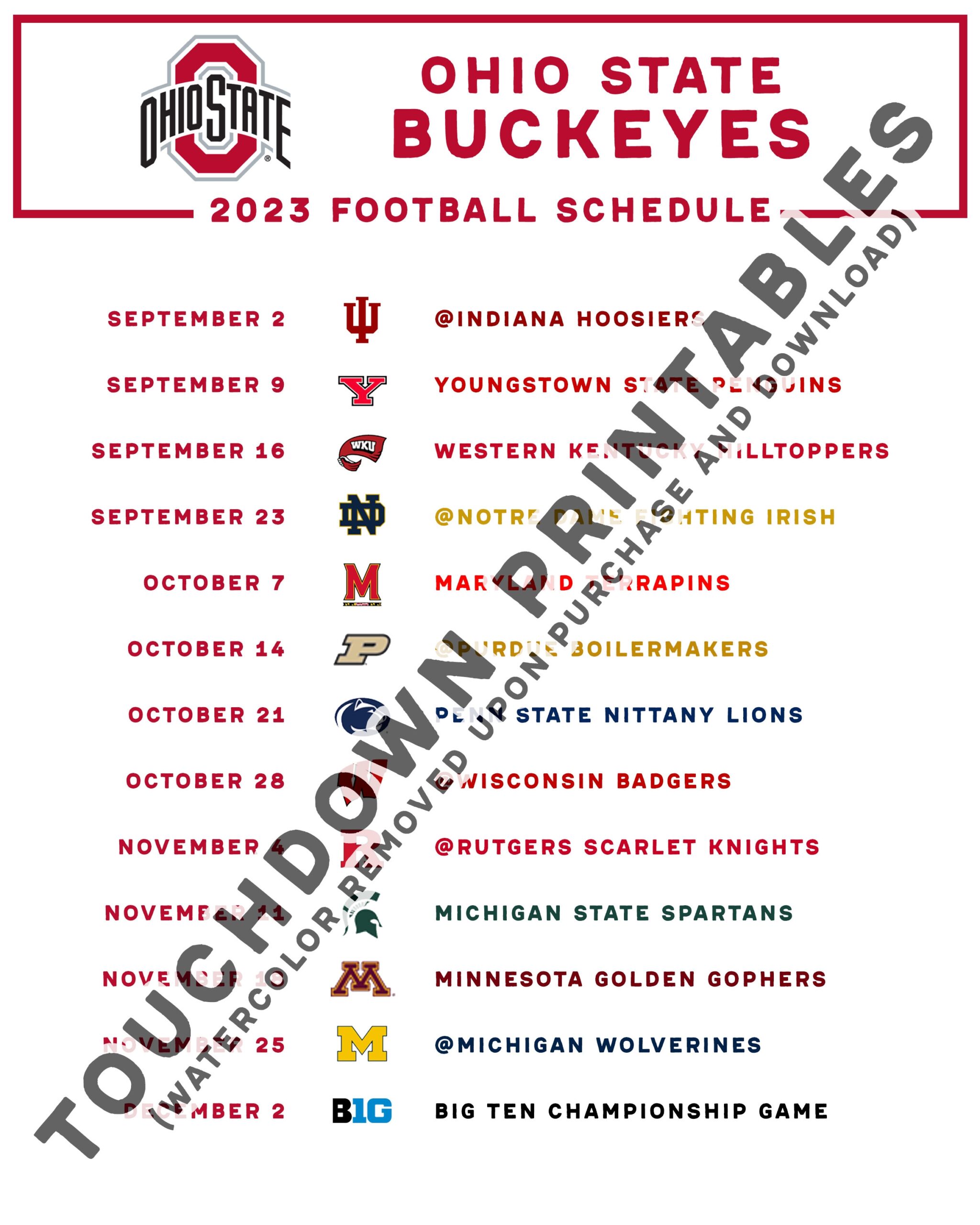 OHIO STATE BUCKEYES 2022 COLLEGE FOOTBALL SCHEDULE PREVIEW 
