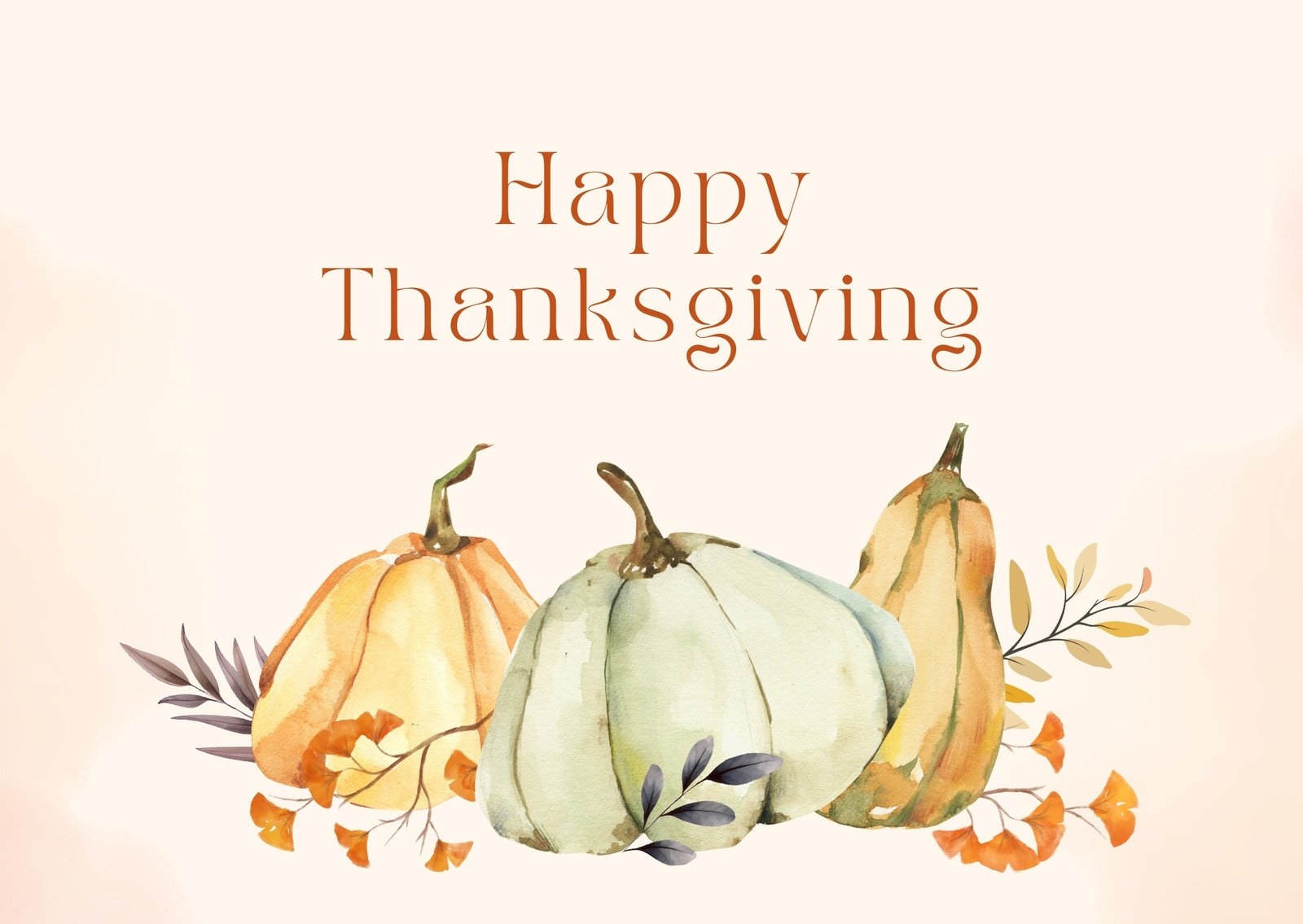 Page 3 Free Printable Customizable Thanksgiving Card Templates Canva
