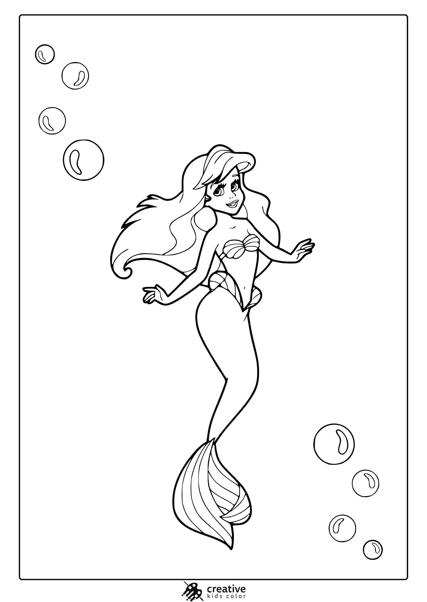 printable easy princess colouring pages