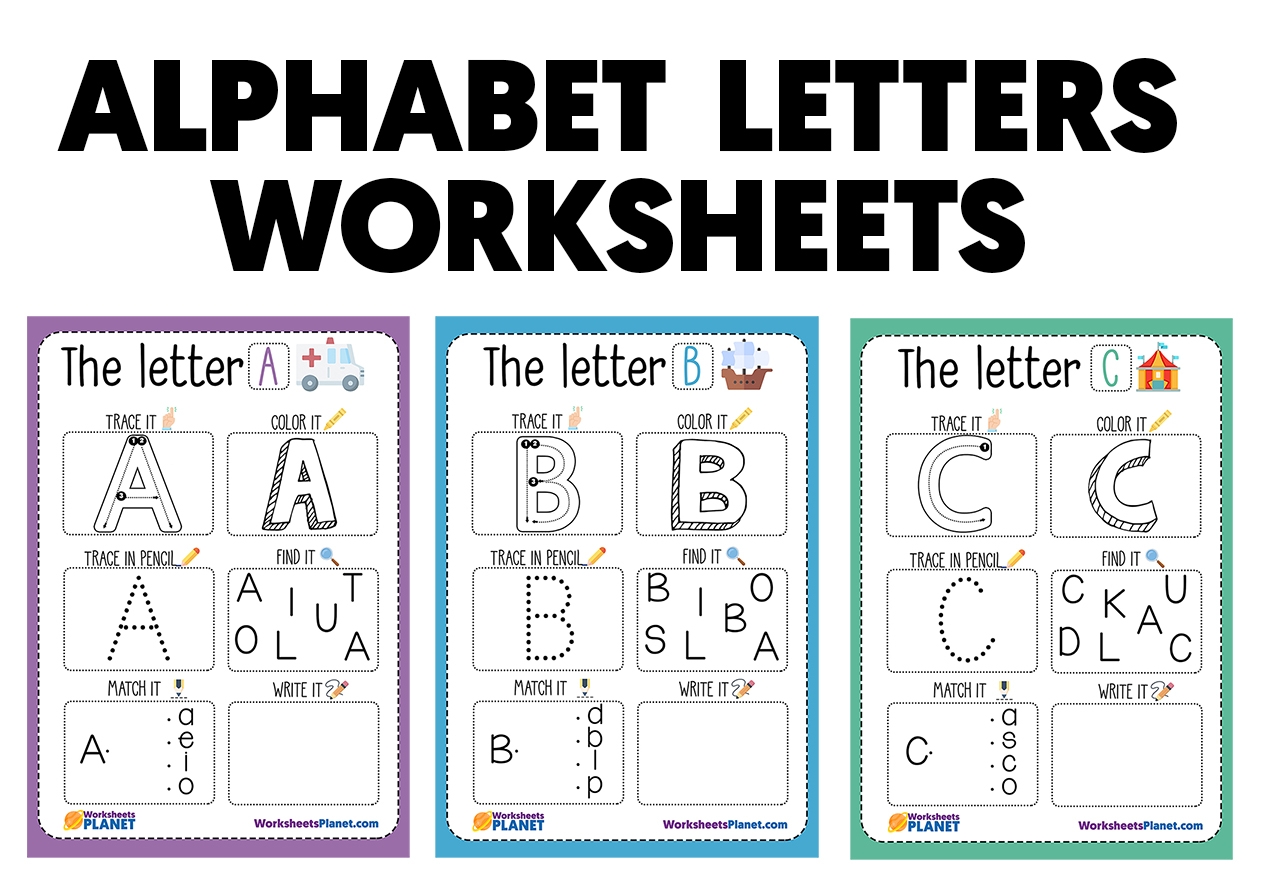 alphabet letters worksheets printable