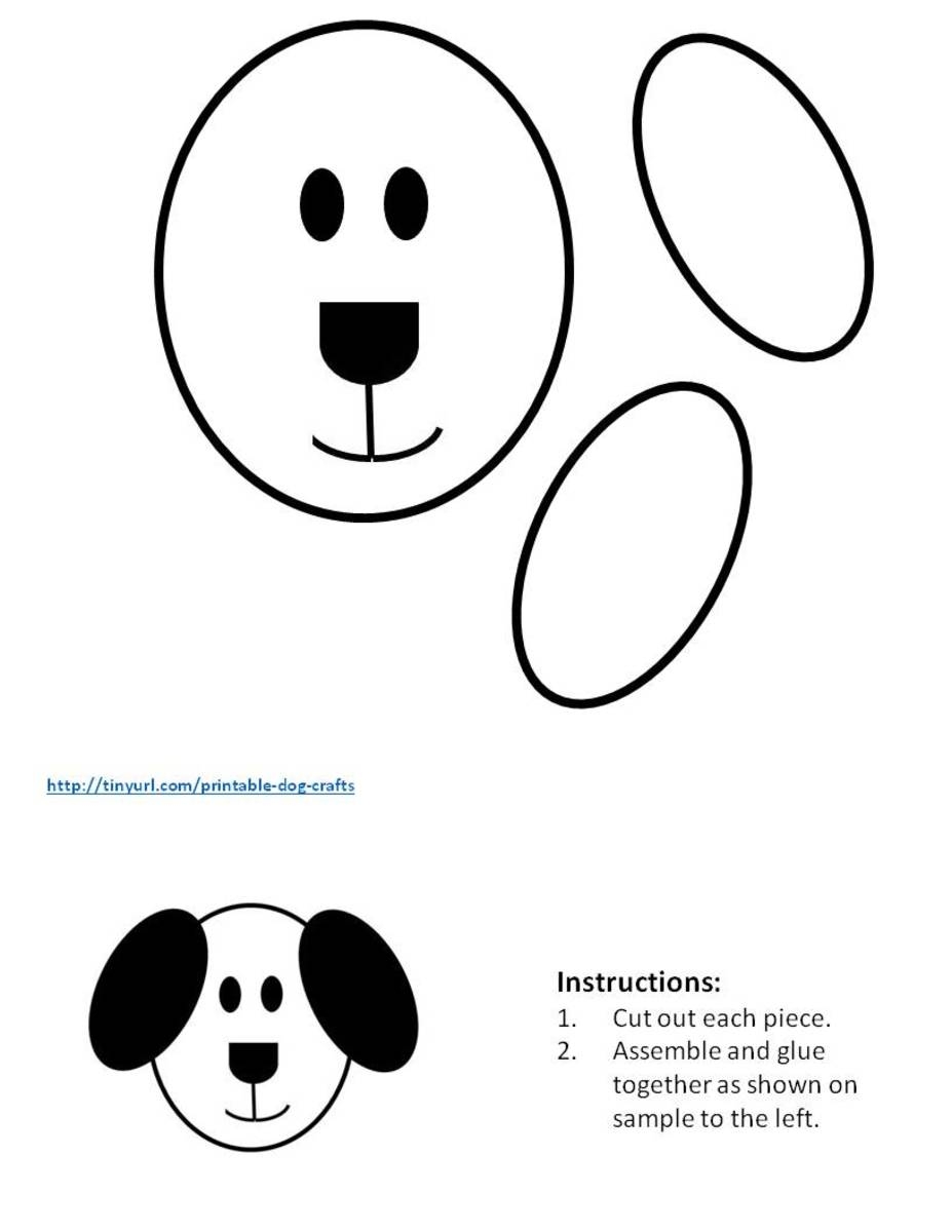 dog template printable