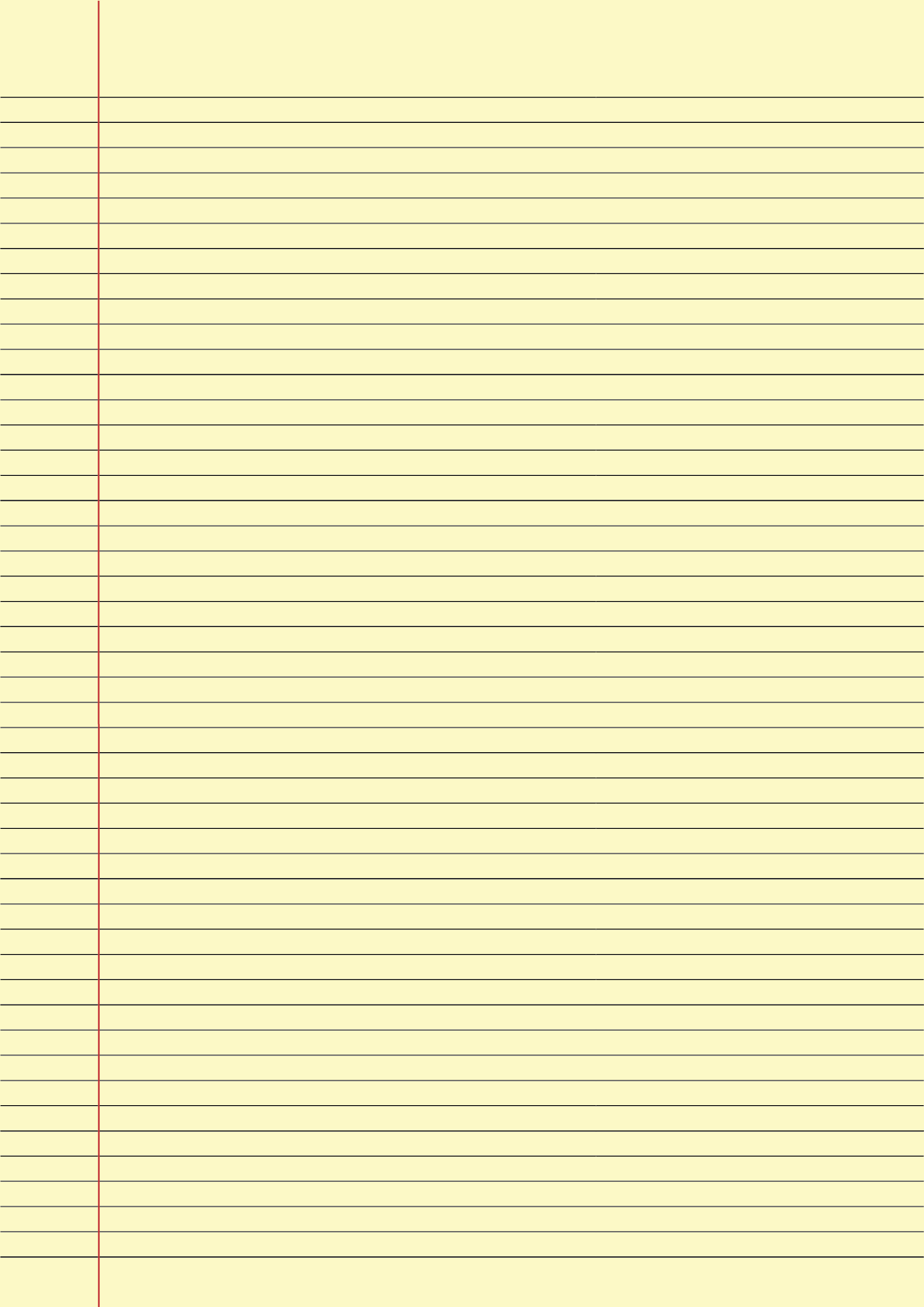 Printable Lined Paper 36 Template Styles World Of Printables