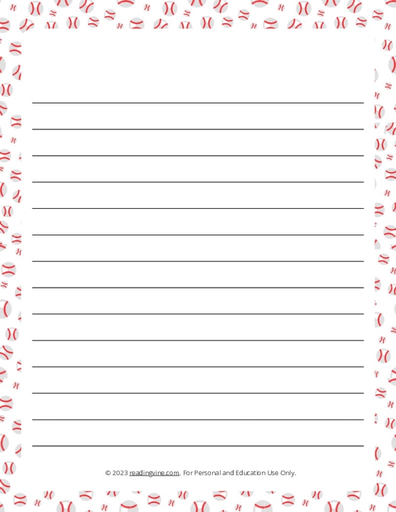 Printable Lined Paper Over 100 Writing Paper Designs Worksheets Library