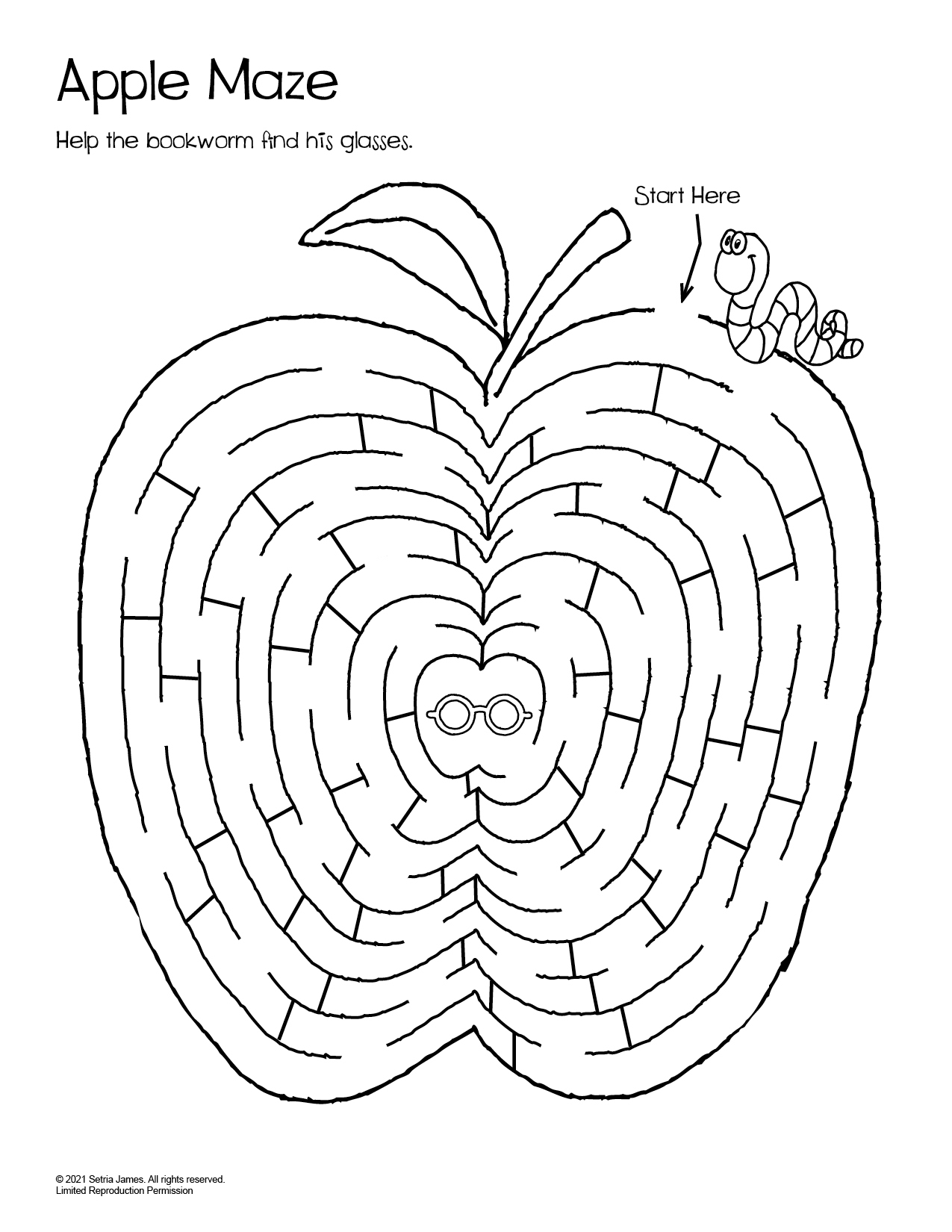 printable maze template