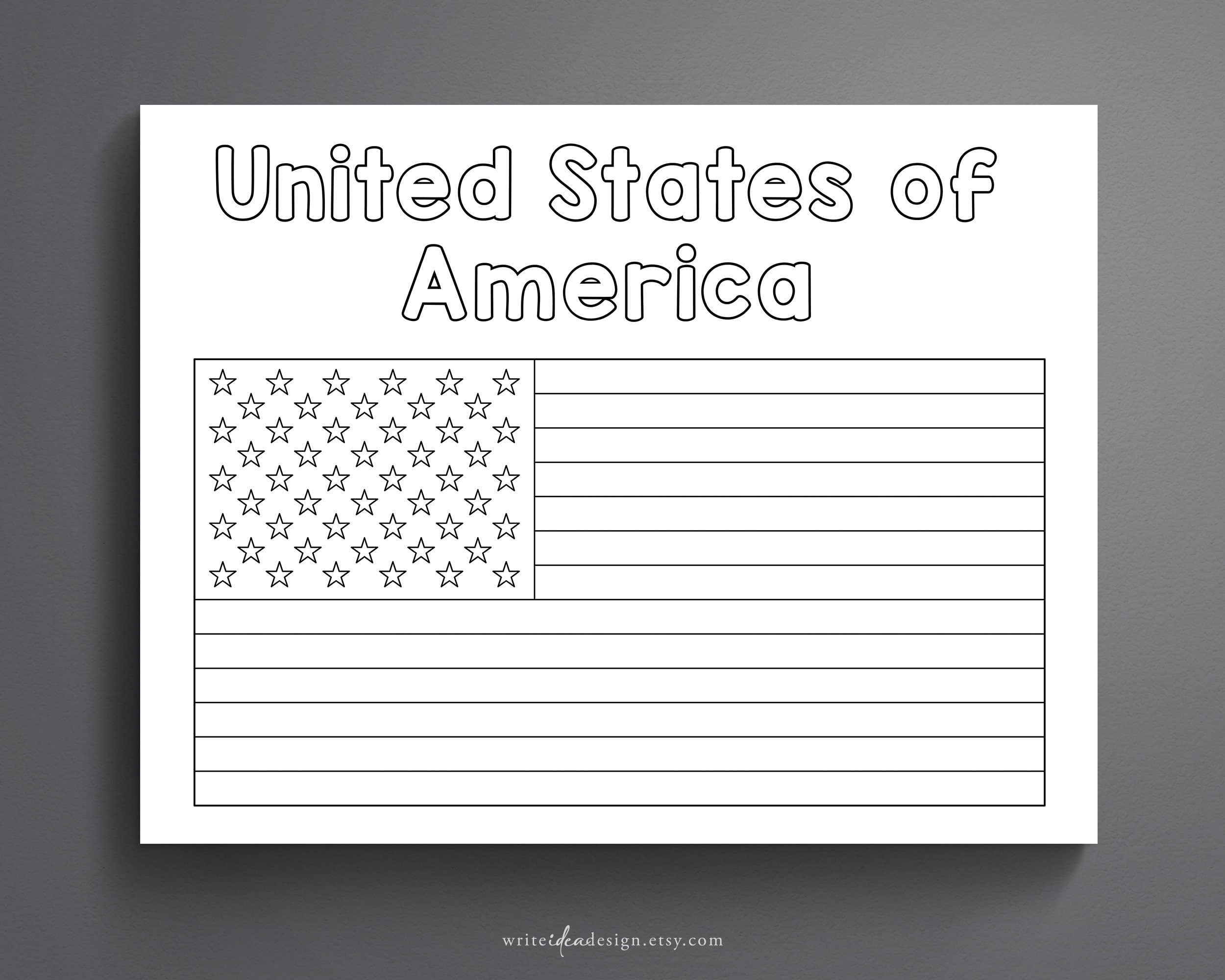 free printable coloring pages of the american flag