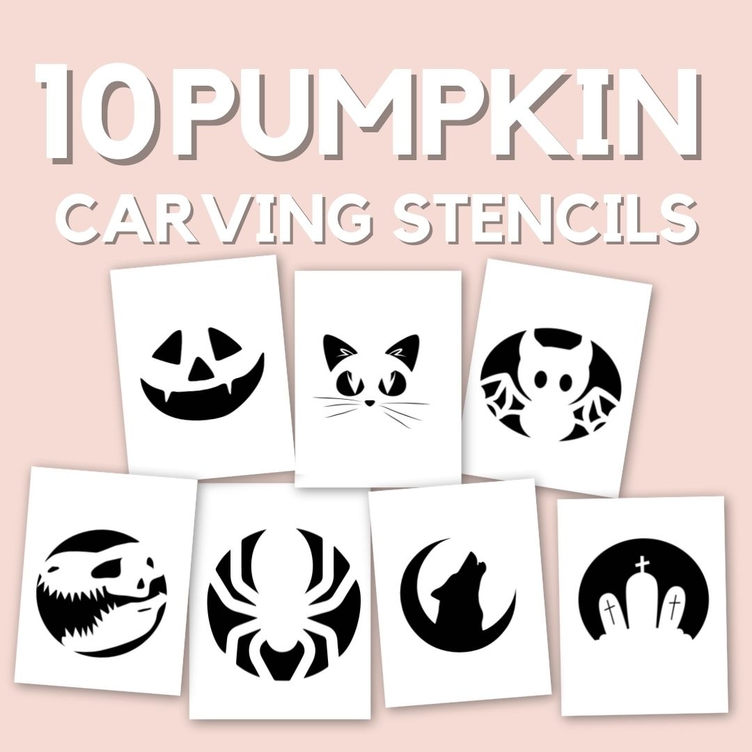 pumpkin carving stencil printable