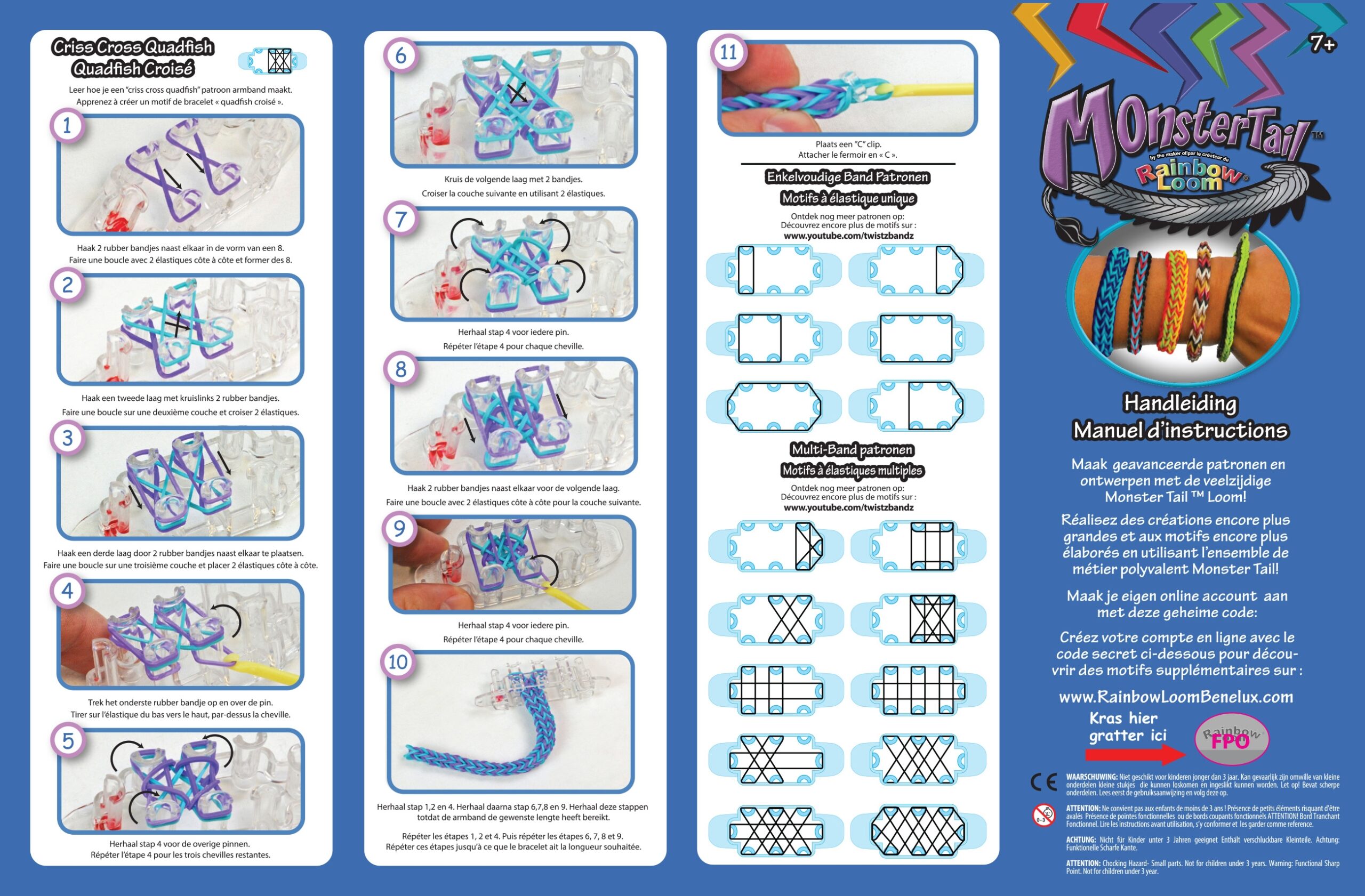 rainbow loom patterns printable