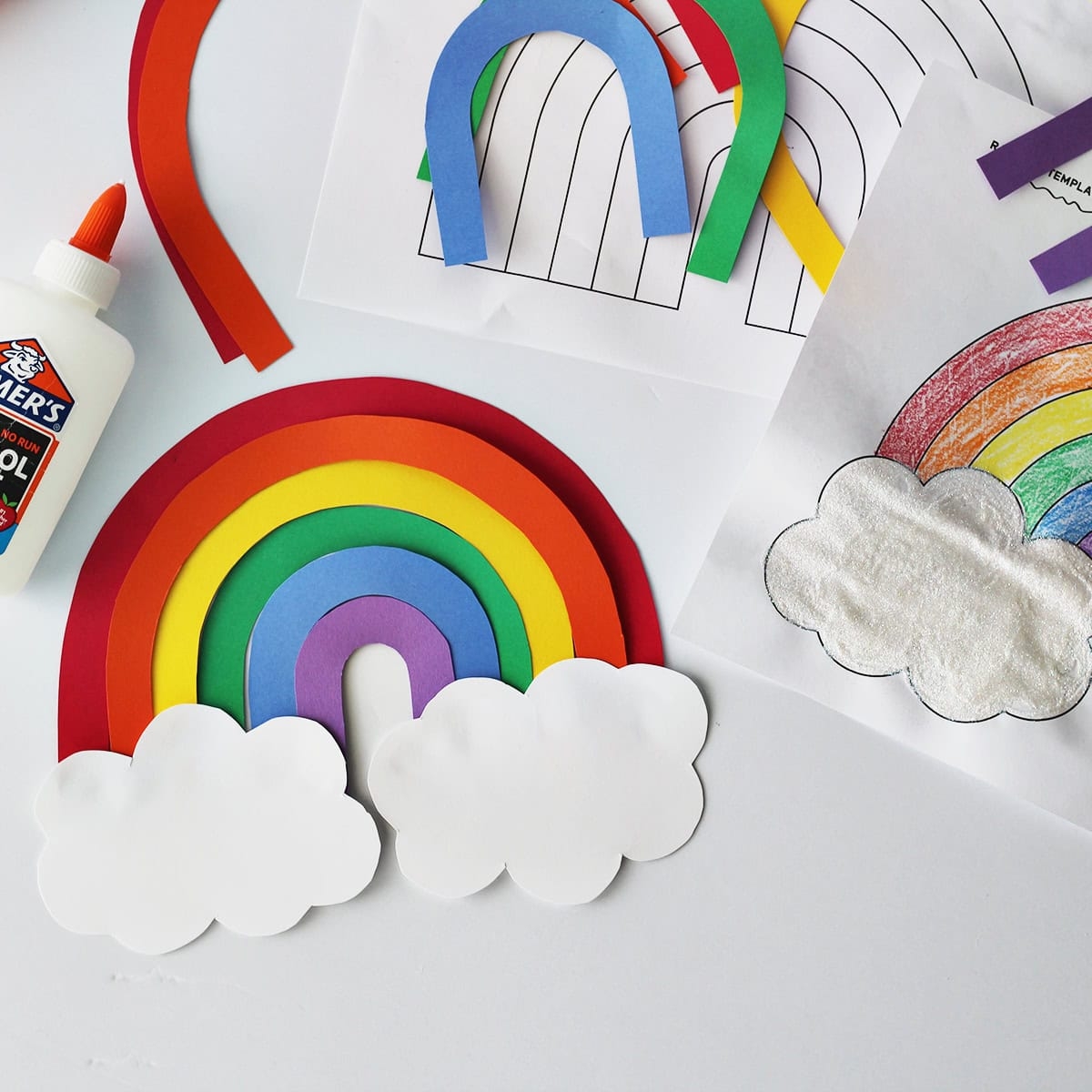 rainbow pictures printable
