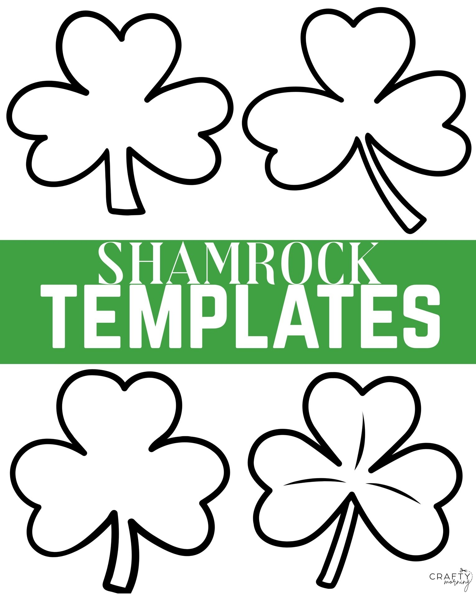 free printable shamrock images