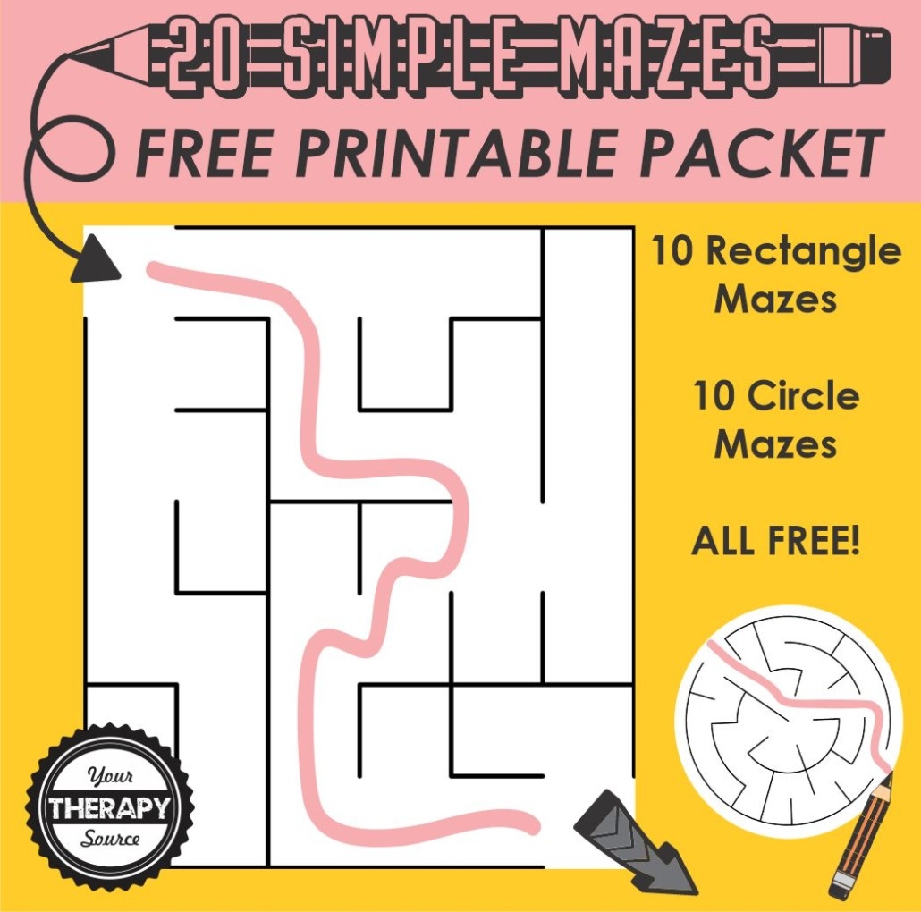free printable difficult mazes