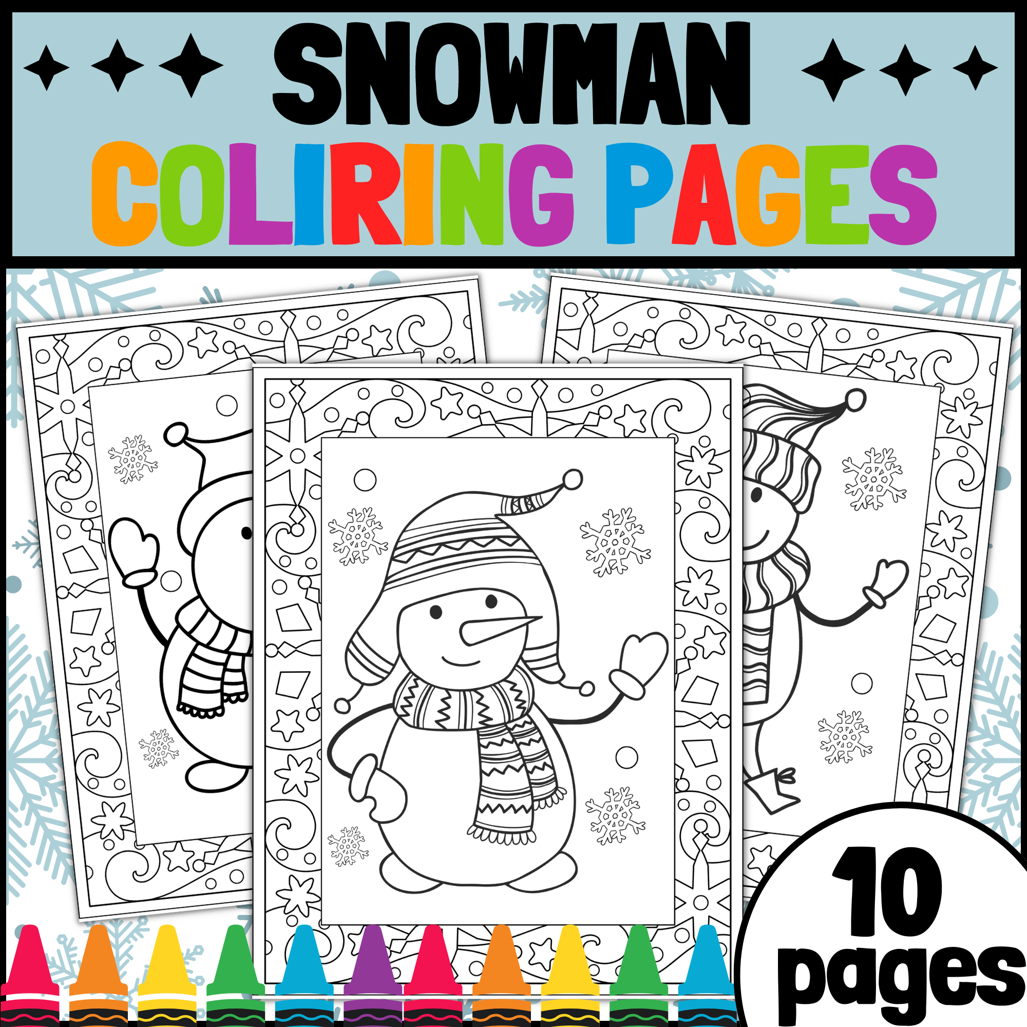 Snowman Coloring Pages Winter Coloring Sheets Winter Coloring 