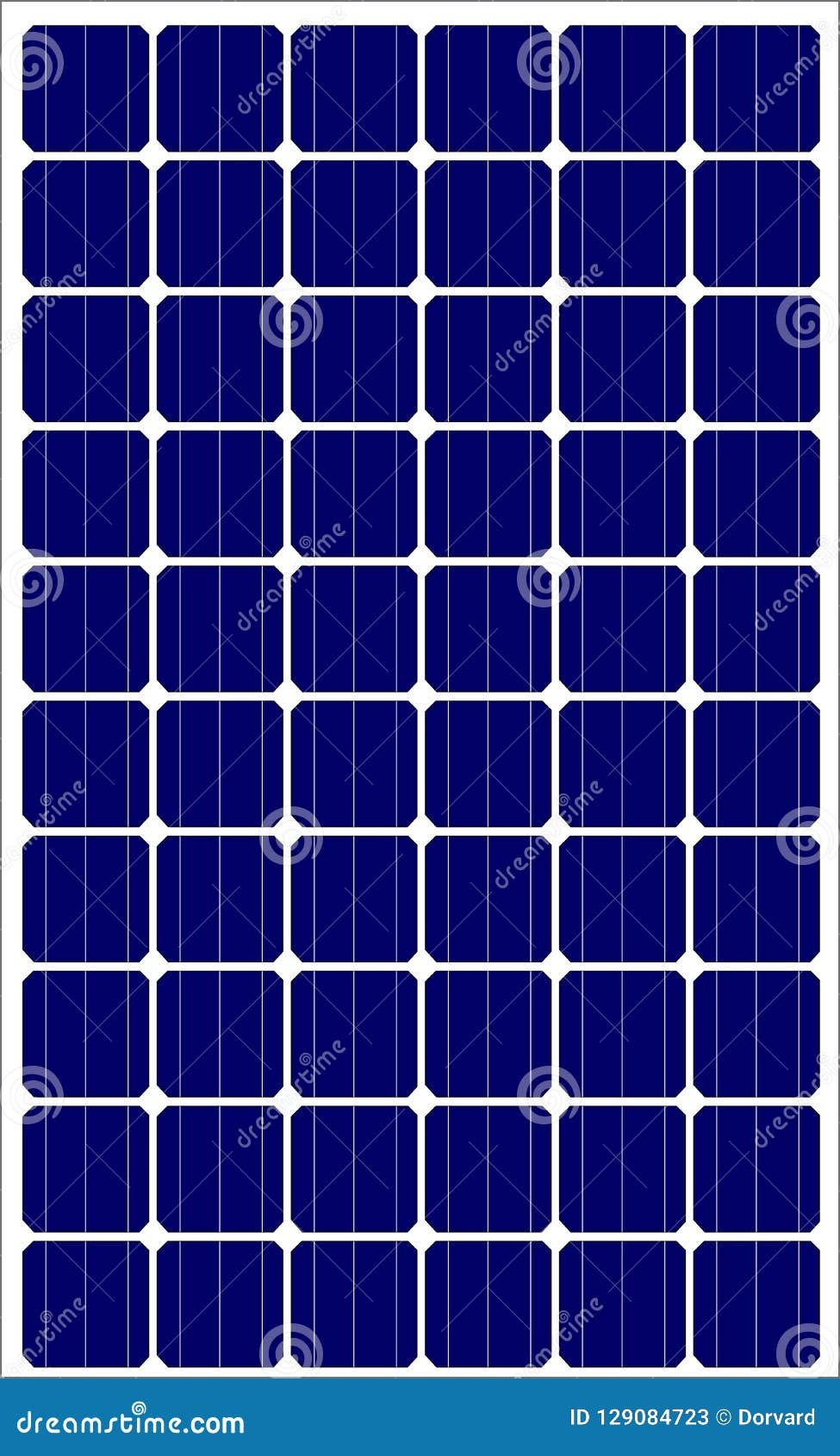 Solar Panel In Vector Stock Vector Illustration Of Vector 129084723