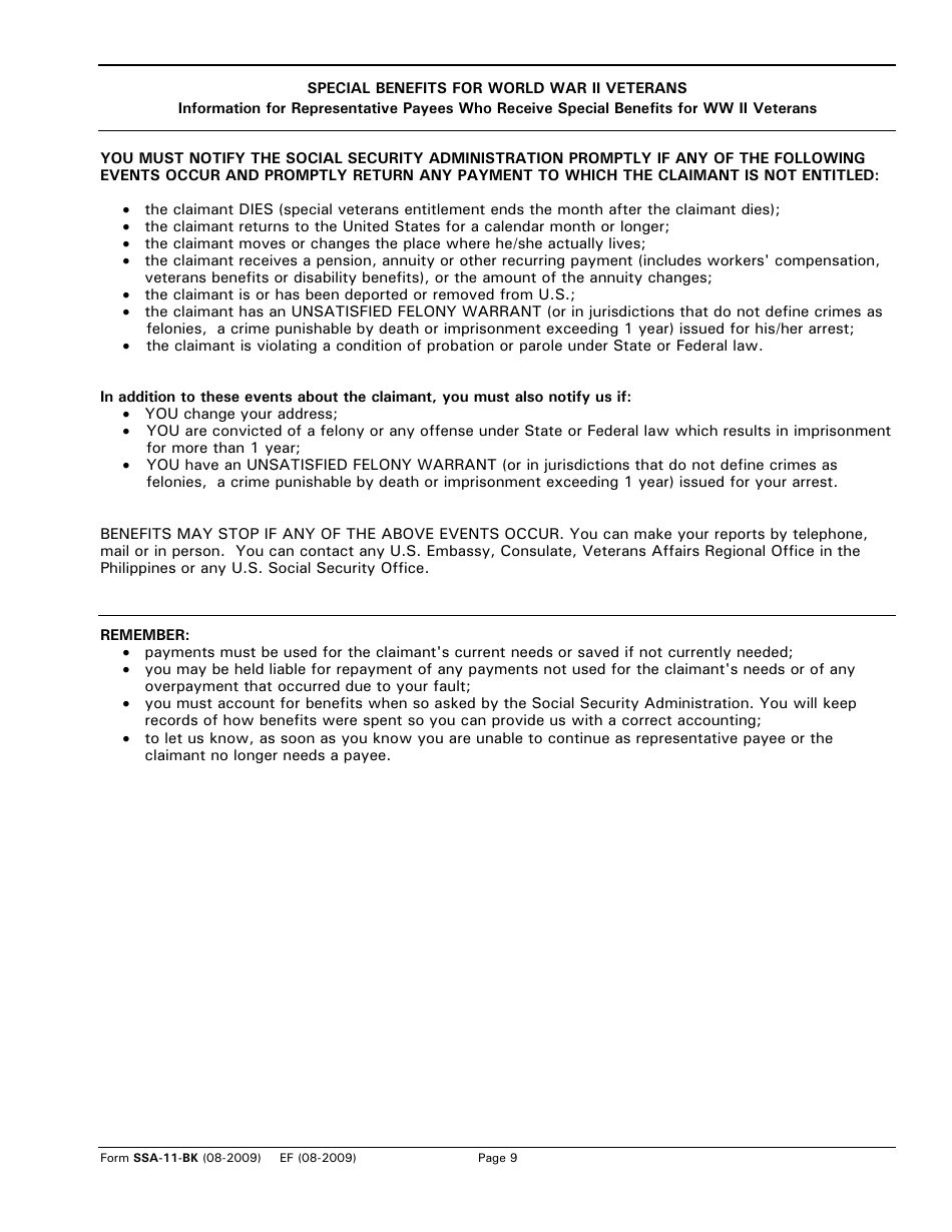 Ssa 11 Printable Form Www lx iriss uk