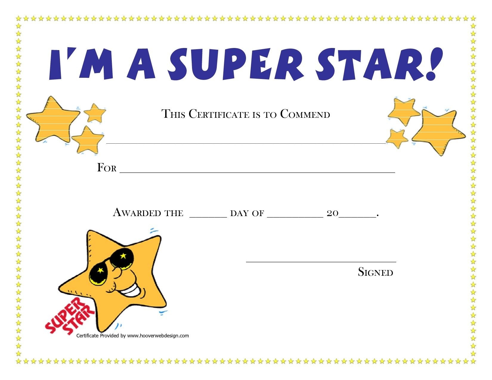 free printable award certificates for elementary students