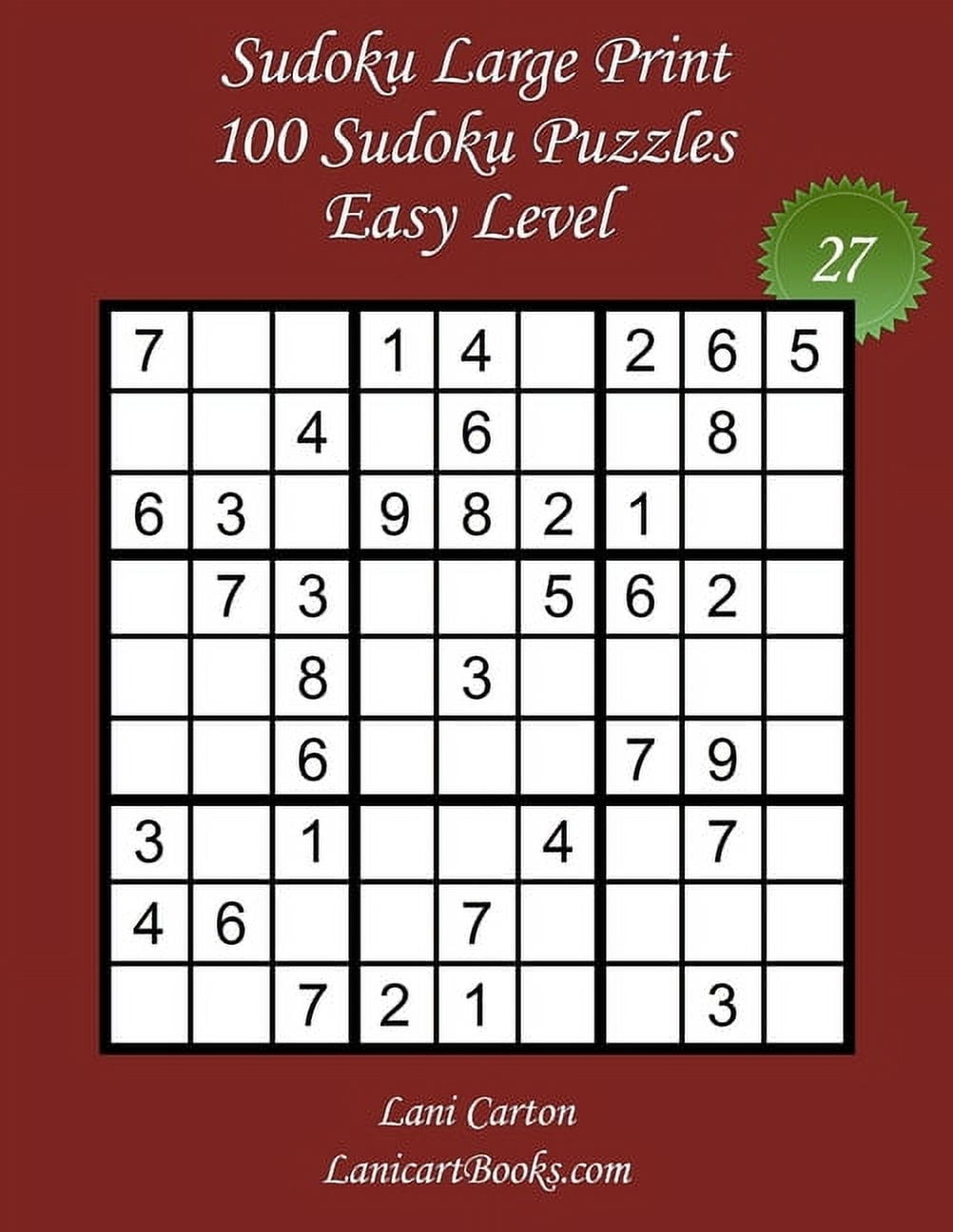 Sudoku Large Print Easy Level 100 Puzzles Kuwait Ubuy