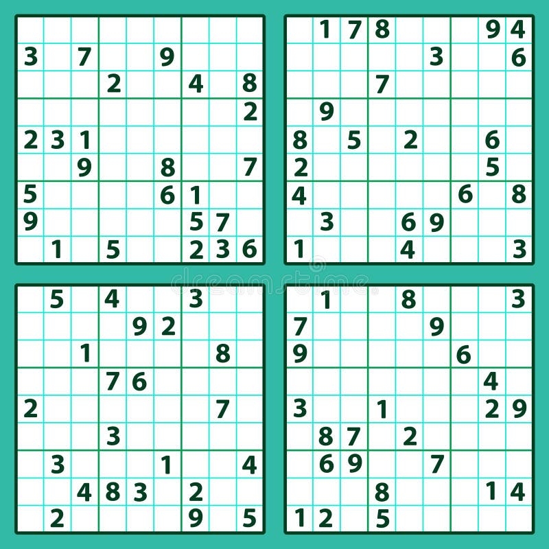 Sudoku Puzzles Stock Illustrations 375 Sudoku Puzzles Stock Illustrations Vectors U0026 Clipart Dreamstime