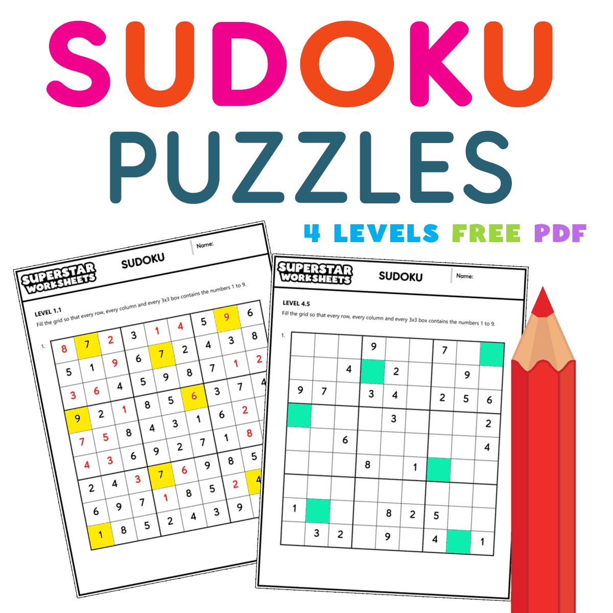 printable free sudoku puzzles