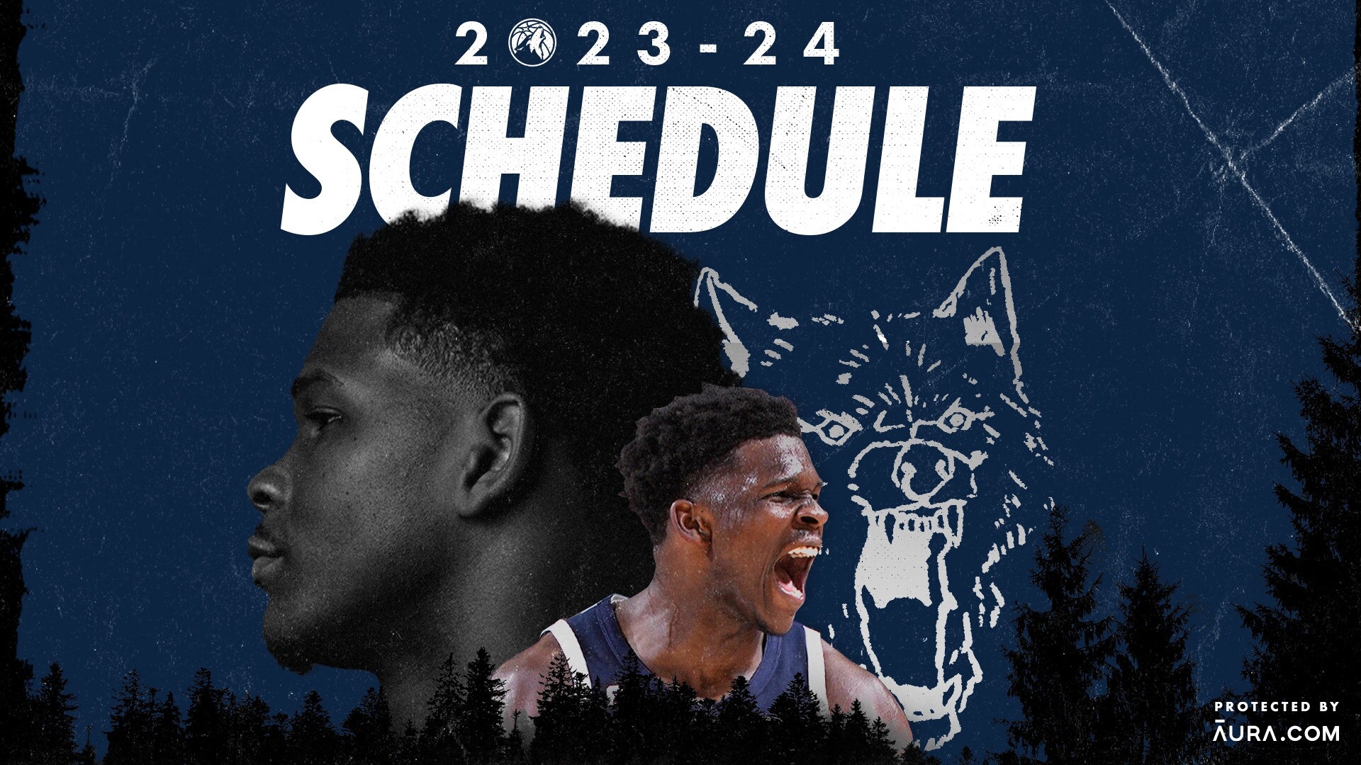 Timberwolves Announce 2023 24 Regular Season Schedule Minnesota 