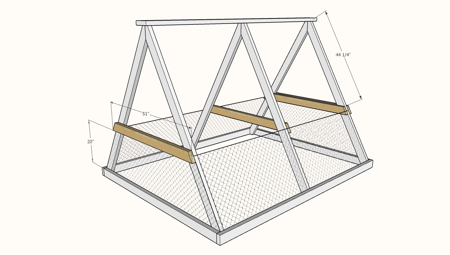 Updated A Frame Chicken Coop Plans Ana White