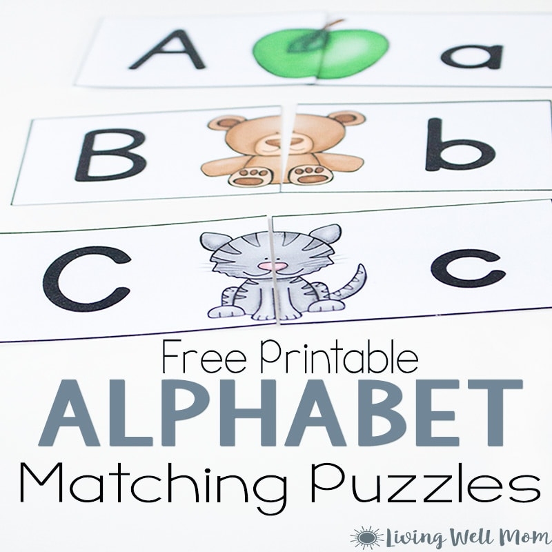 free printable upper and lowercase letters alphabet