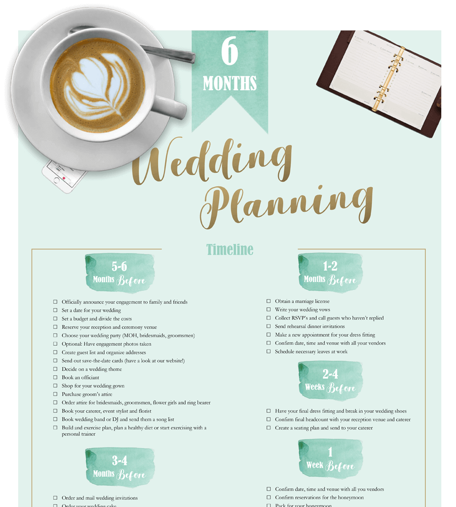 wedding planning printable
