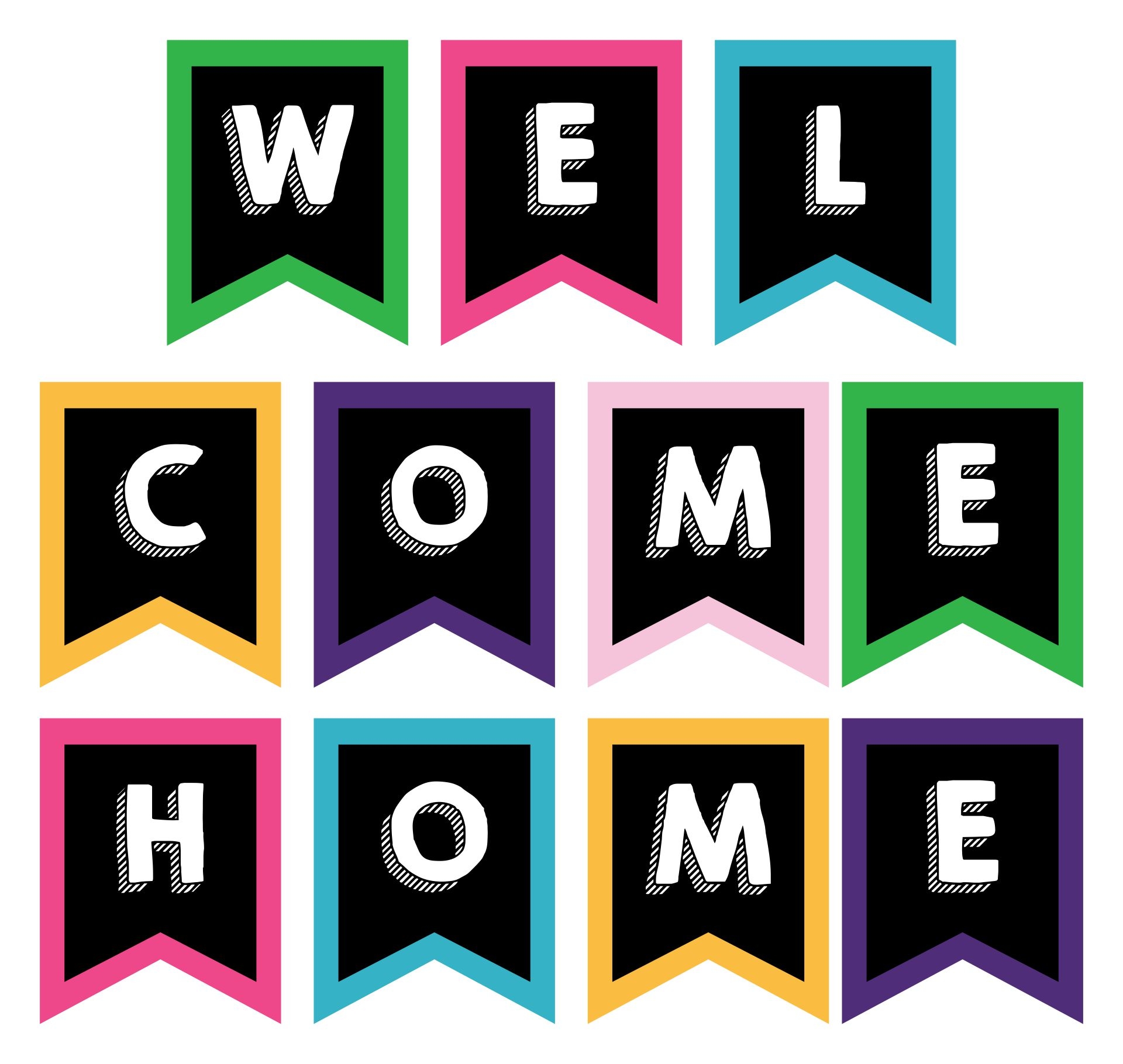 Welcome Home Printable Printable Party Favors