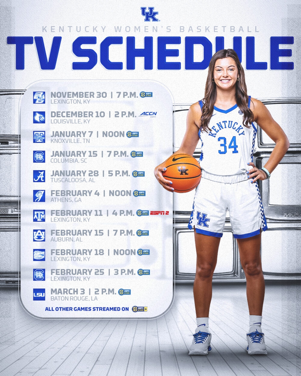 Wildcats Tip Times TV Designations Released Bluegrass Sports 