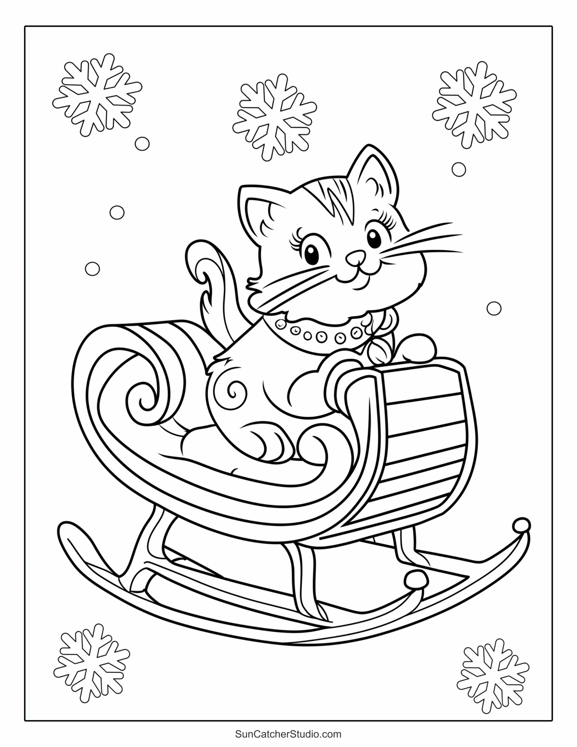winter printable coloring sheets